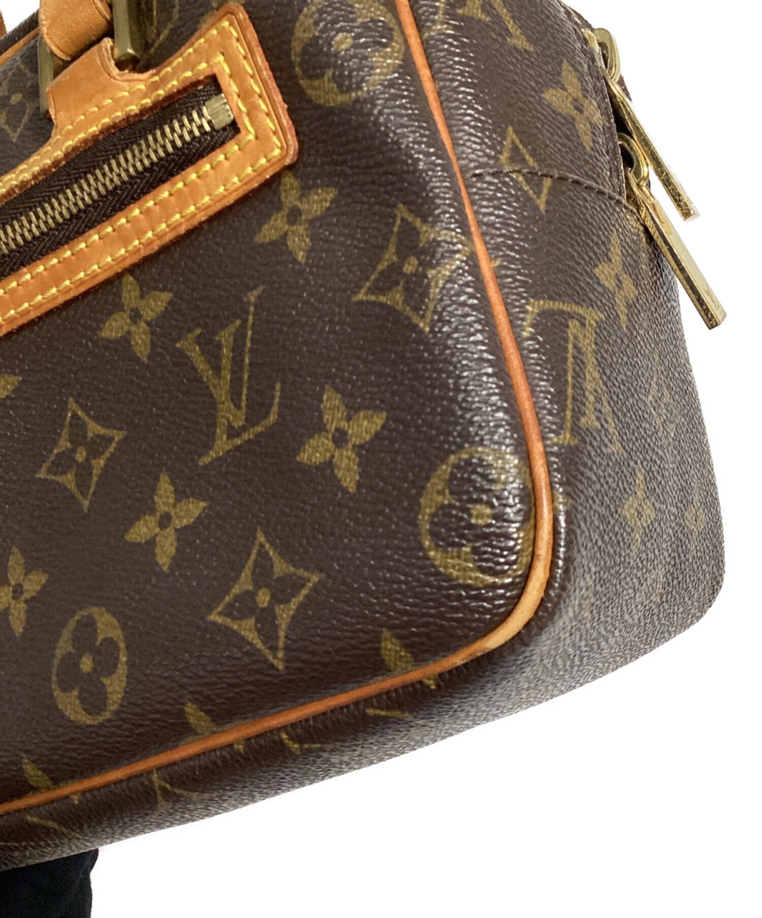 LOUIS VUITTON◇シテMM_モノグラム_BRW/PVC/BRW - レディースバッグ