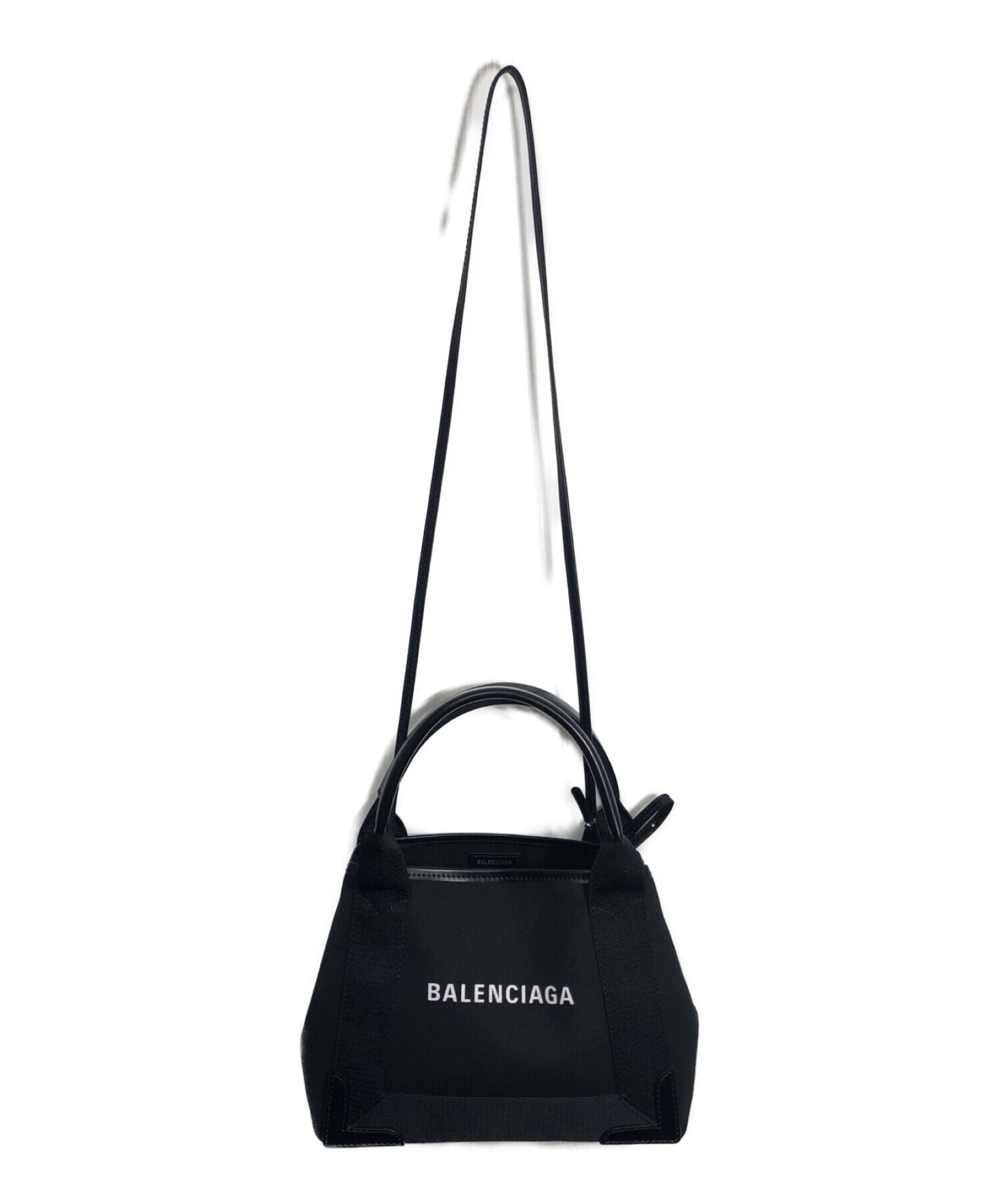 BALENCIAGA (バレンシアガ) カバスXS ブラック×ホワイト