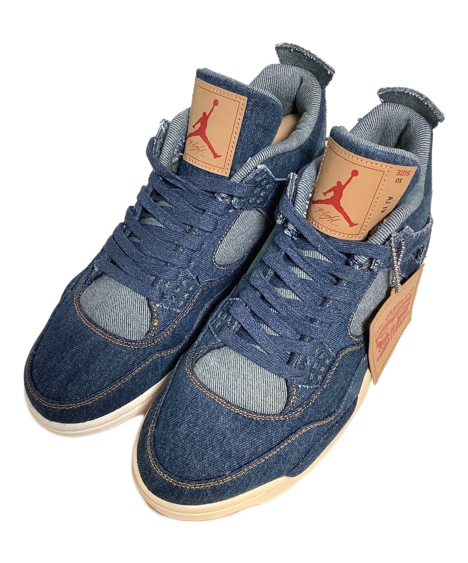 中古・古着通販】NIKE (ナイキ) LEVI'S (リーバイス) AIR JORDAN 4 RETRO LEVIS NRG ネイビー  サイズ:28｜ブランド・古着通販 トレファク公式【TREFAC FASHION】スマホサイト