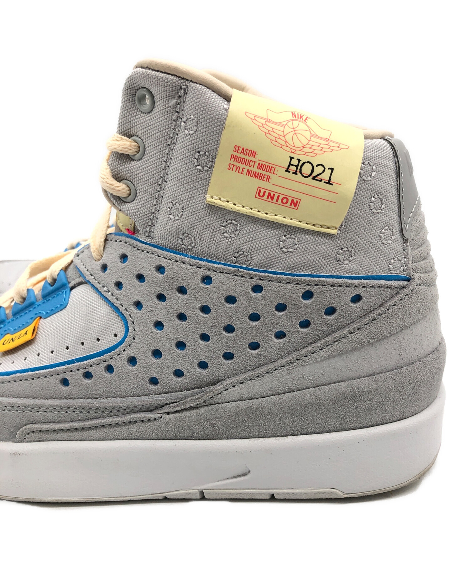 中古・古着通販】NIKE (ナイキ) UNION (ユニオン) AIR JORDAN 2 RETRO SP グレー  サイズ:US8.5｜ブランド・古着通販 トレファク公式【TREFAC FASHION】スマホサイト