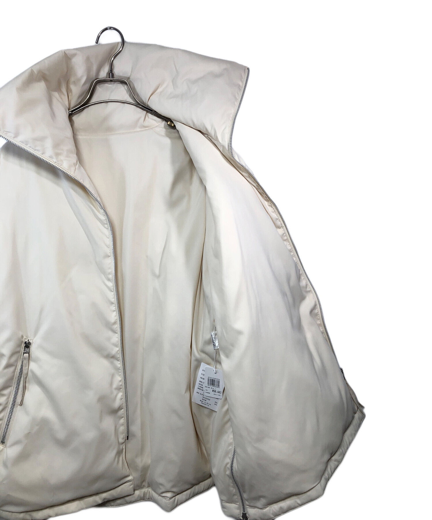 Gypsohila (ジプソフィア) Tent Down Coat ホワイト サイズ:Free 未使用品