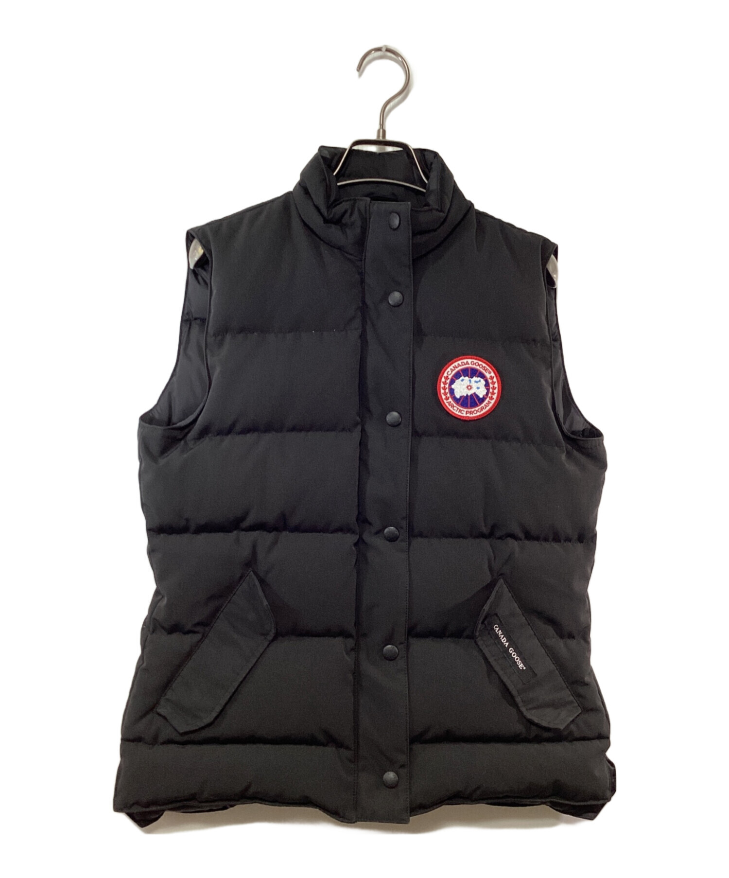 中古・古着通販】CANADA GOOSE (カナダグース) ダウンベスト ブラック サイズ:M｜ブランド・古着通販 トレファク公式【TREFAC  FASHION】スマホサイト