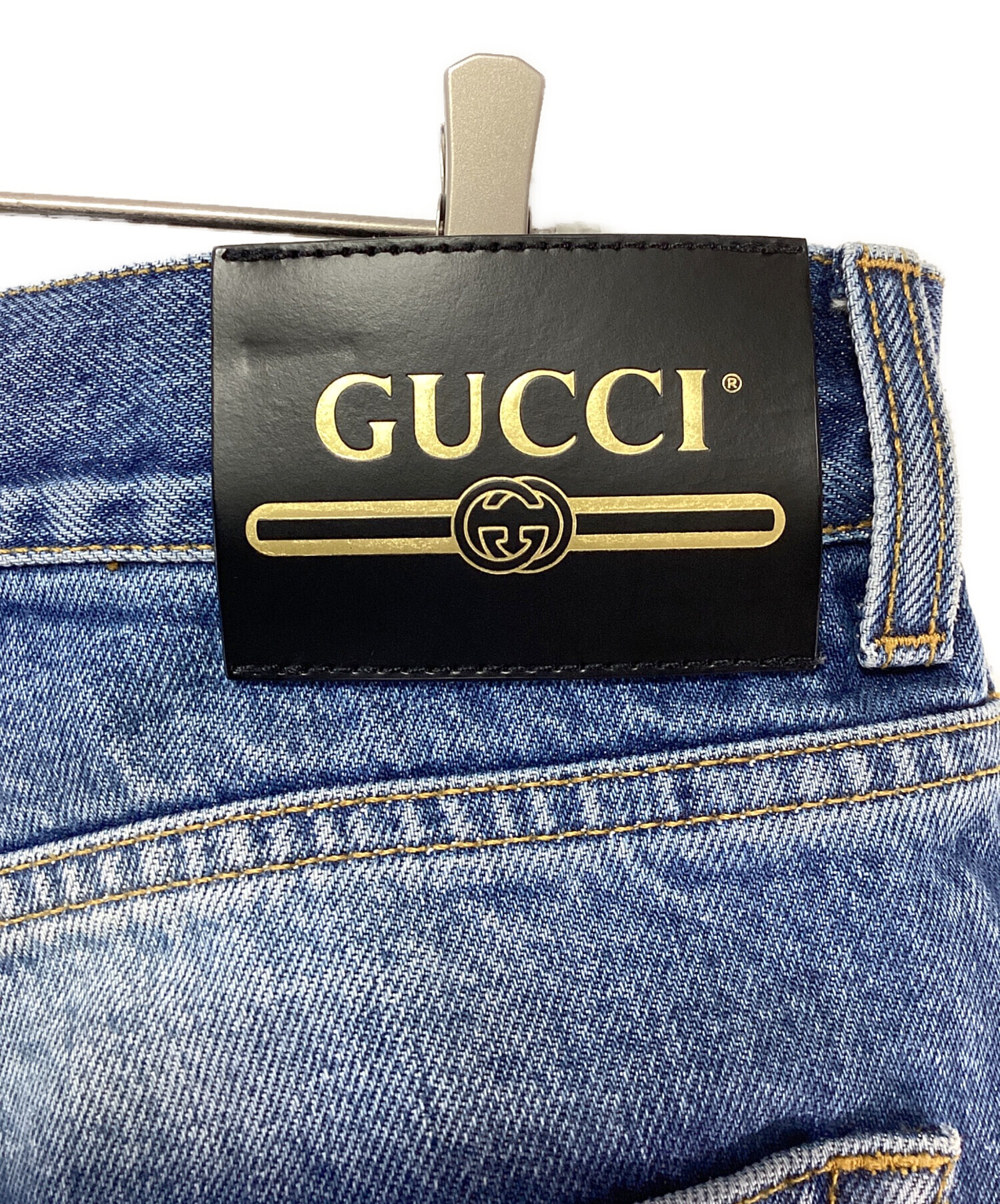 中古・古着通販】GUCCI (グッチ) CARROT DENIM PANT インディゴ サイズ:36｜ブランド・古着通販 トレファク公式【TREFAC  FASHION】スマホサイト