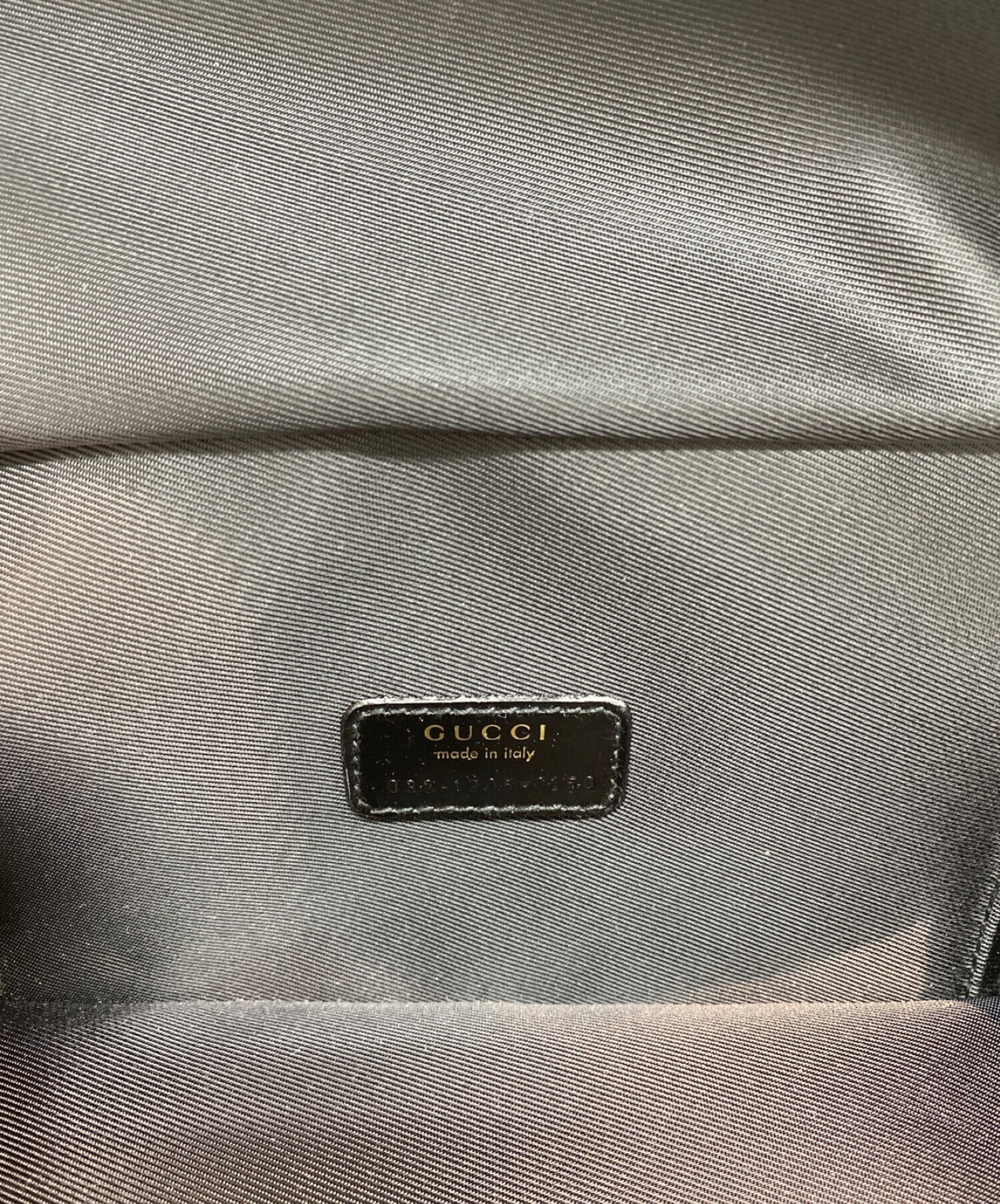 中古・古着通販】GUCCI (グッチ) バニティバッグ ブラック｜ブランド