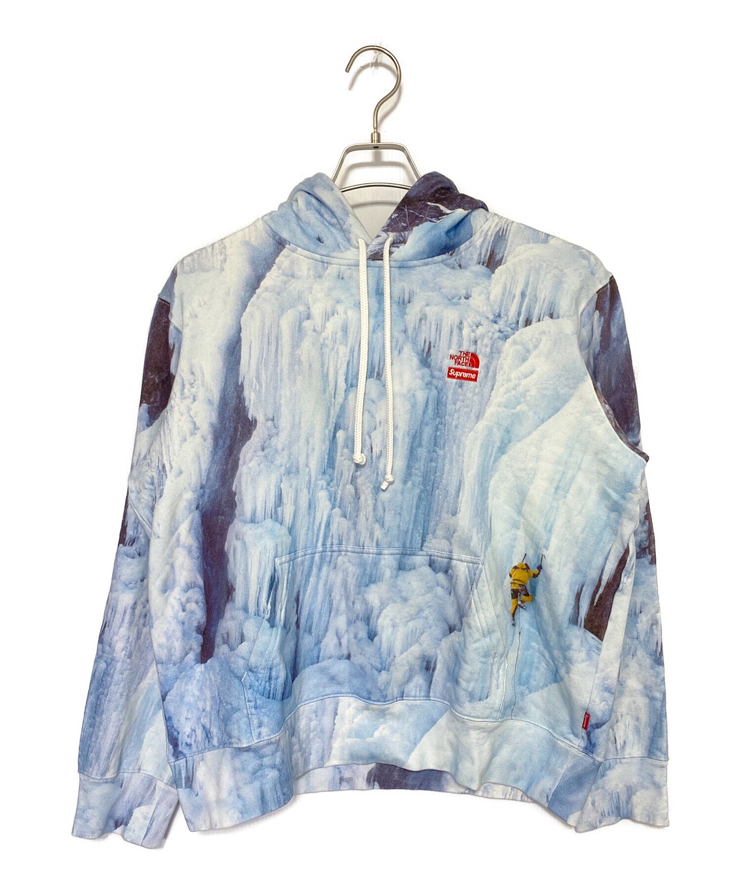 SUPREME (シュプリーム) Ice Climb Hooded Sweatshirt ブルー サイズ:Ｍ
