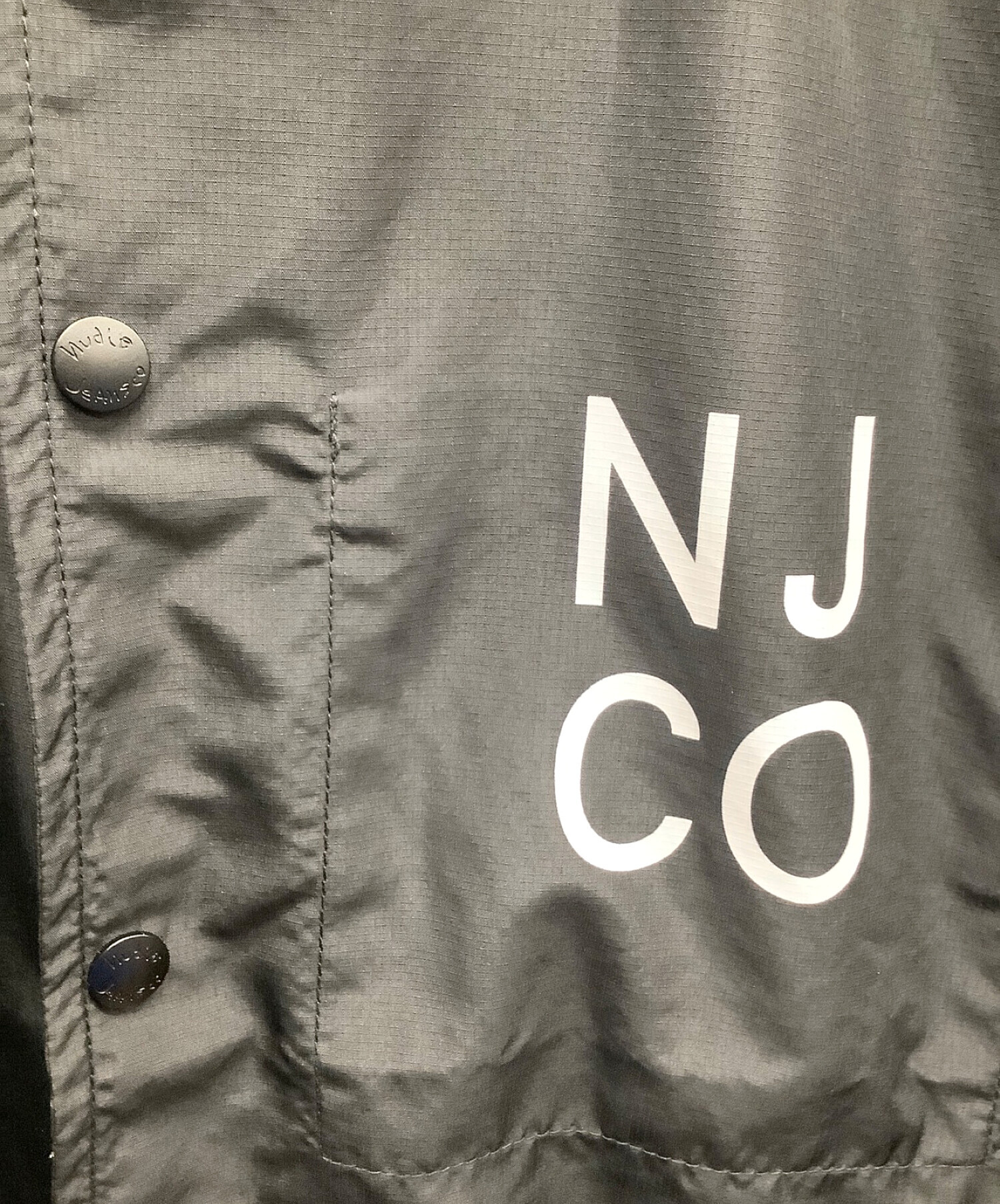 NUDIE JEANS (ヌーディジーンズ) Joseph coach jacket ブラック サイズ:M