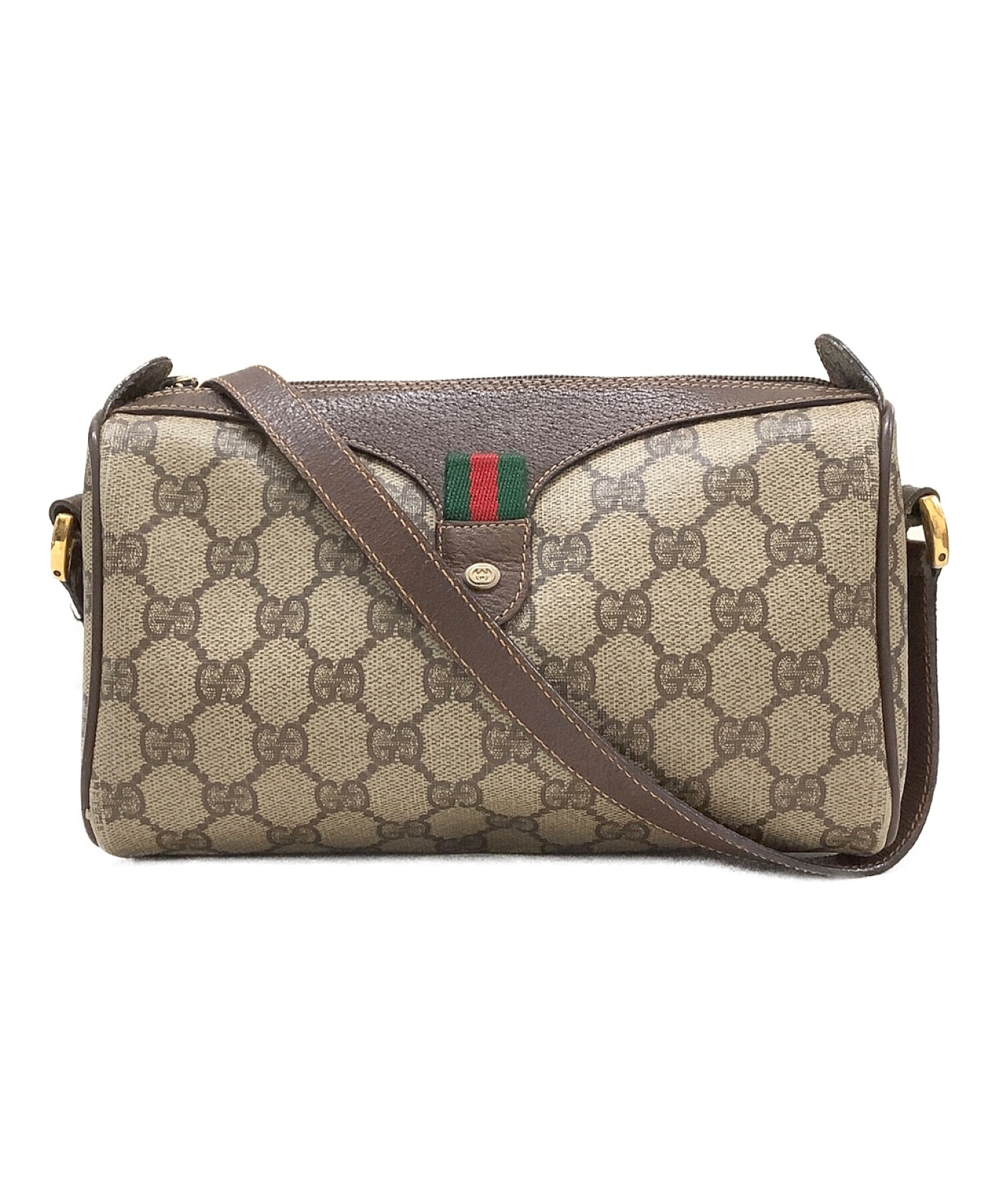 中古・古着通販】GUCCI (グッチ) ポーチショルダーバッグ ブラウン