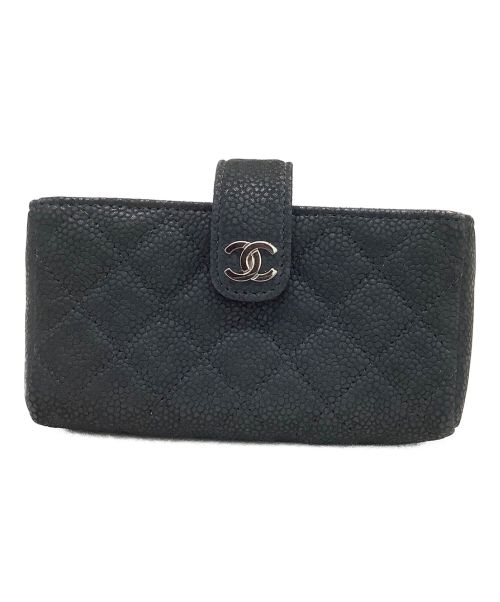 中古・古着通販】CHANEL (シャネル) ミニポーチ ブラック｜ブランド