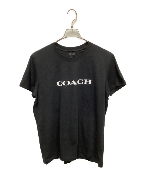 【中古・古着通販】COACH (コーチ) 半袖Tシャツ ブラック サイズ:L