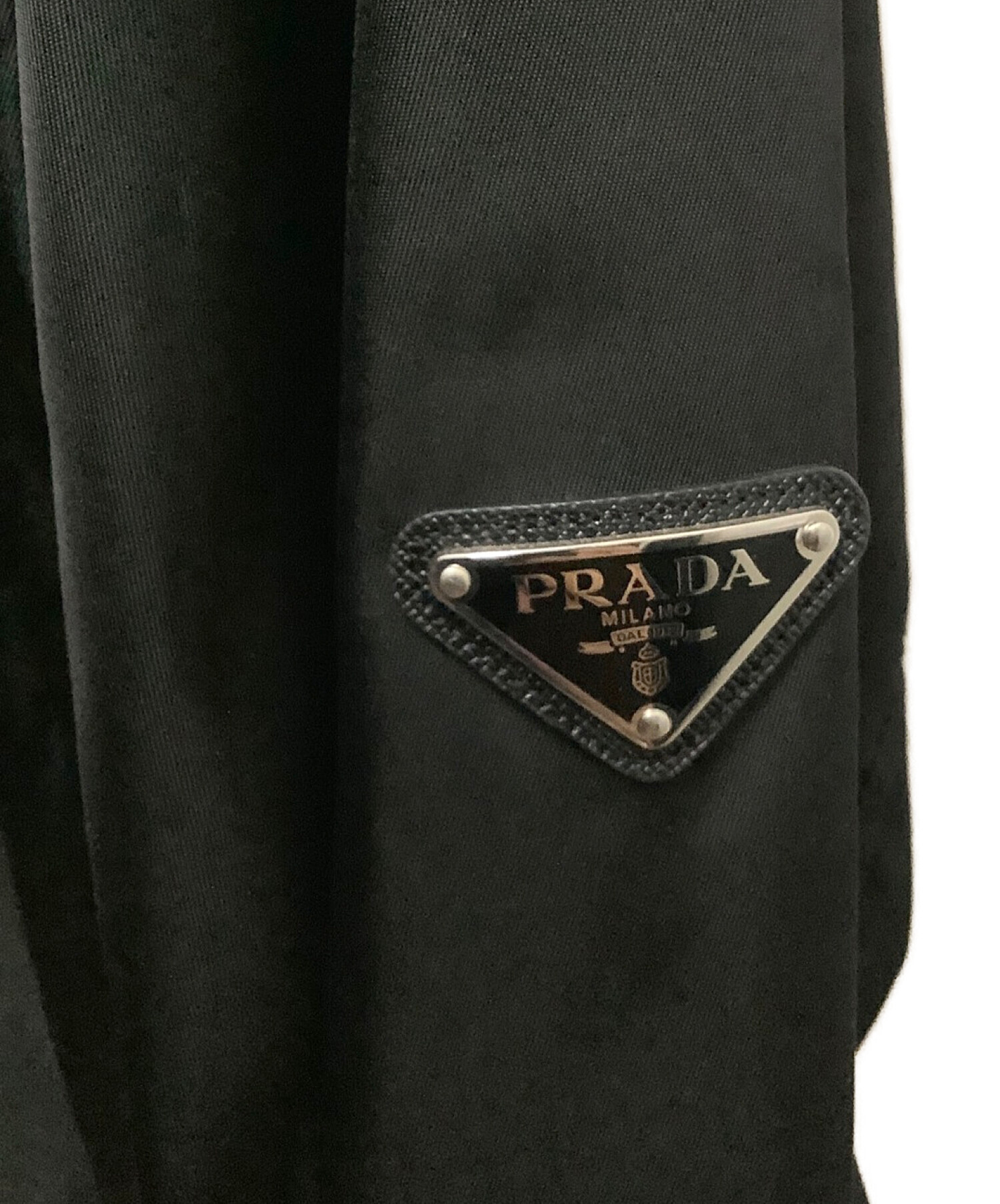 中古・古着通販】PRADA (プラダ) ロゴプレートボンバージャケット