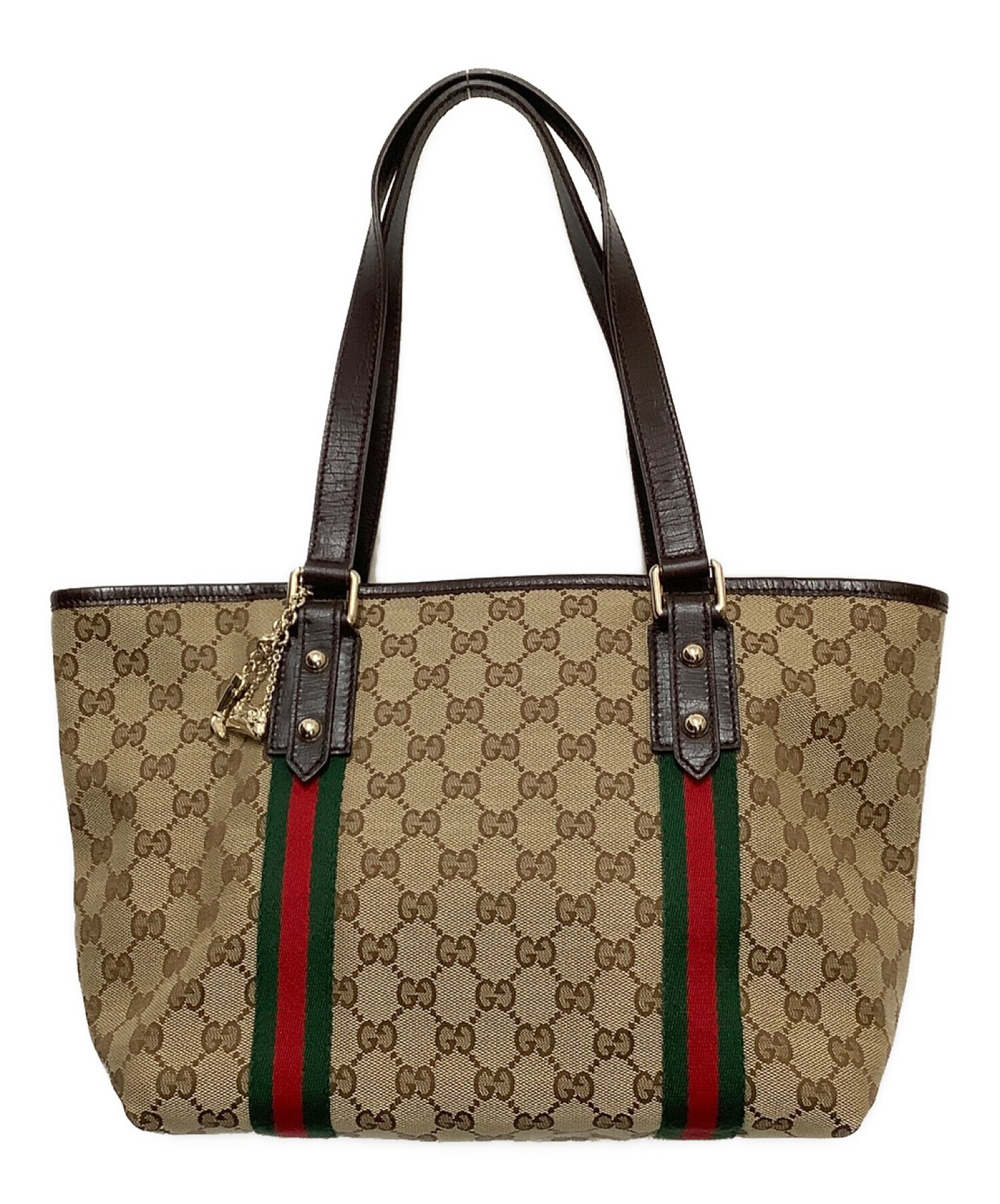 GUCCI (グッチ) ハンドバッグ ベージュ