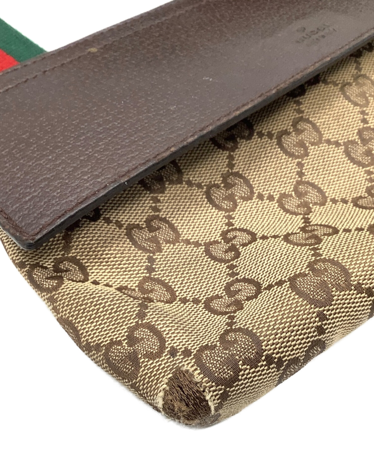 中古・古着通販】GUCCI (グッチ) ボディーバッグ ブラウン｜ブランド