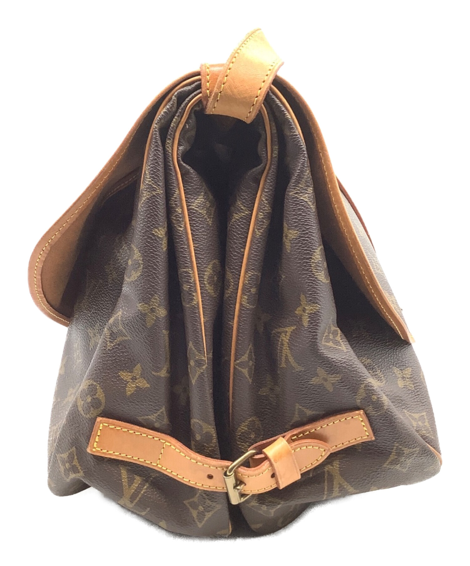 中古・古着通販】LOUIS VUITTON (ルイ ヴィトン) モノグラム ソミュール35 ブラウン｜ブランド・古着通販 トレファク公式【TREFAC  FASHION】スマホサイト