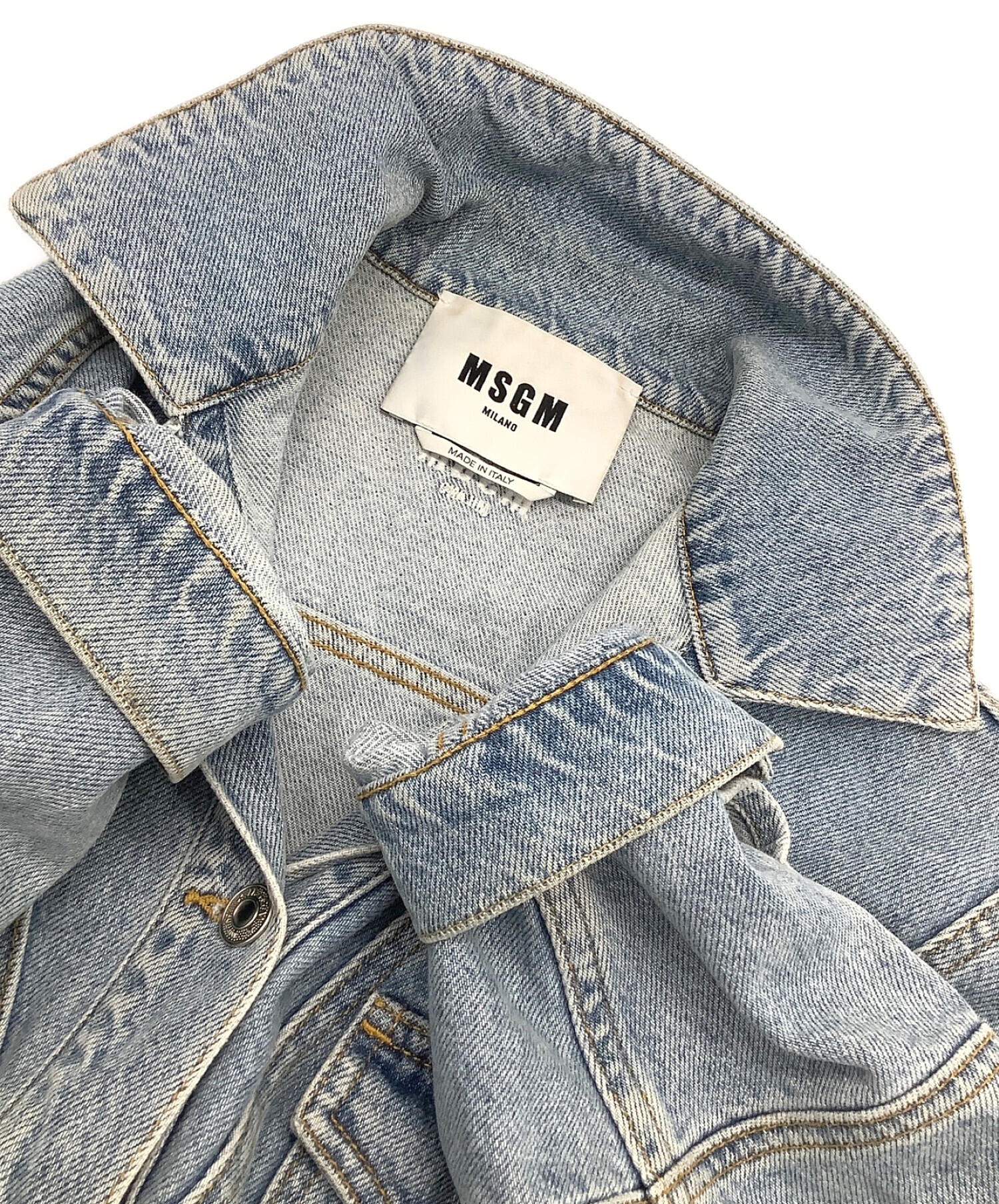 中古・古着通販】MSGM (エムエスジーエム) デニムジャケット ...