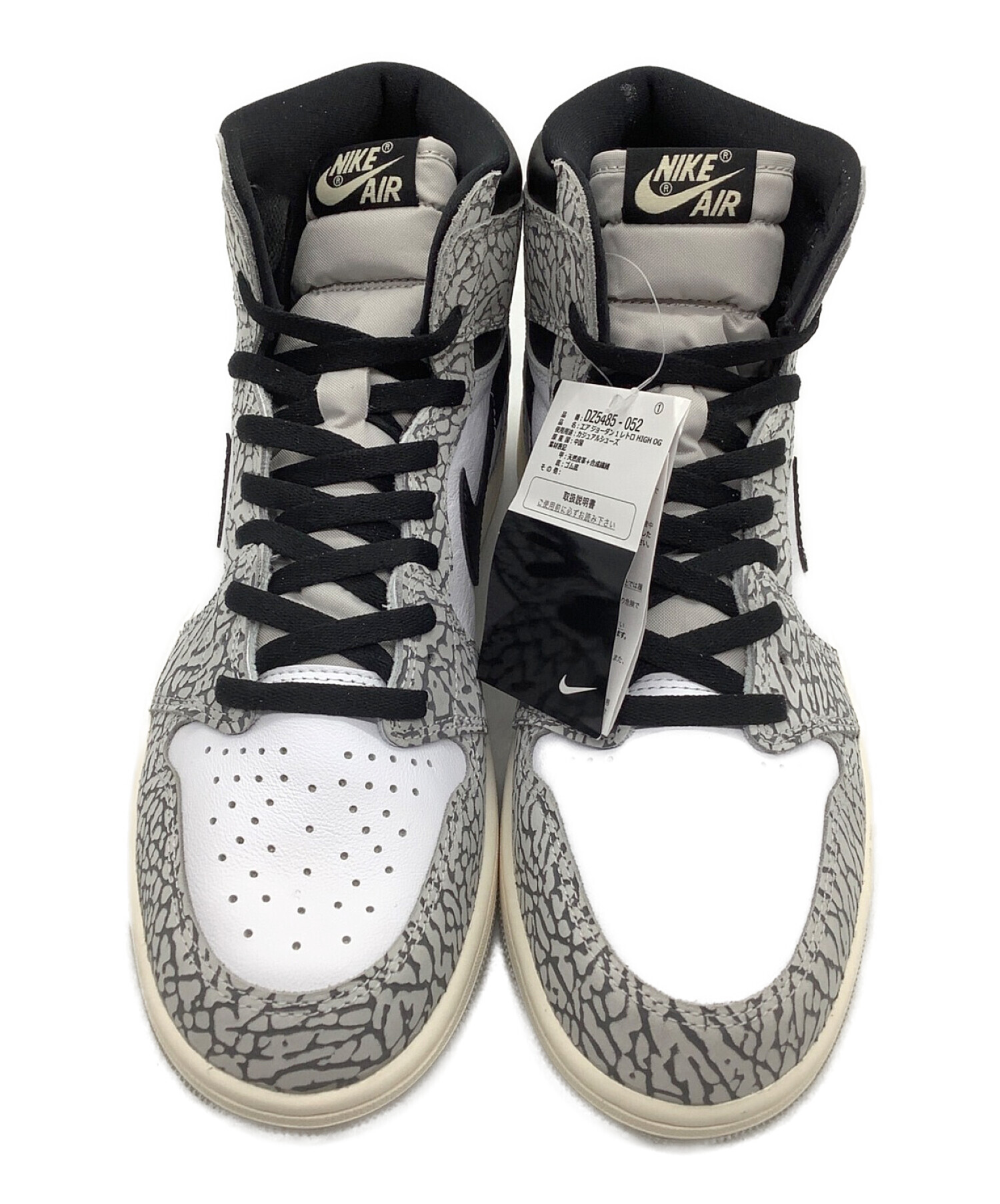 中古・古着通販】NIKE (ナイキ) AIR JORDAN 1 RETRO HIGH OG ホワイト×グレー サイズ:29cm 未使用品｜ブランド・古着通販  トレファク公式【TREFAC FASHION】スマホサイト