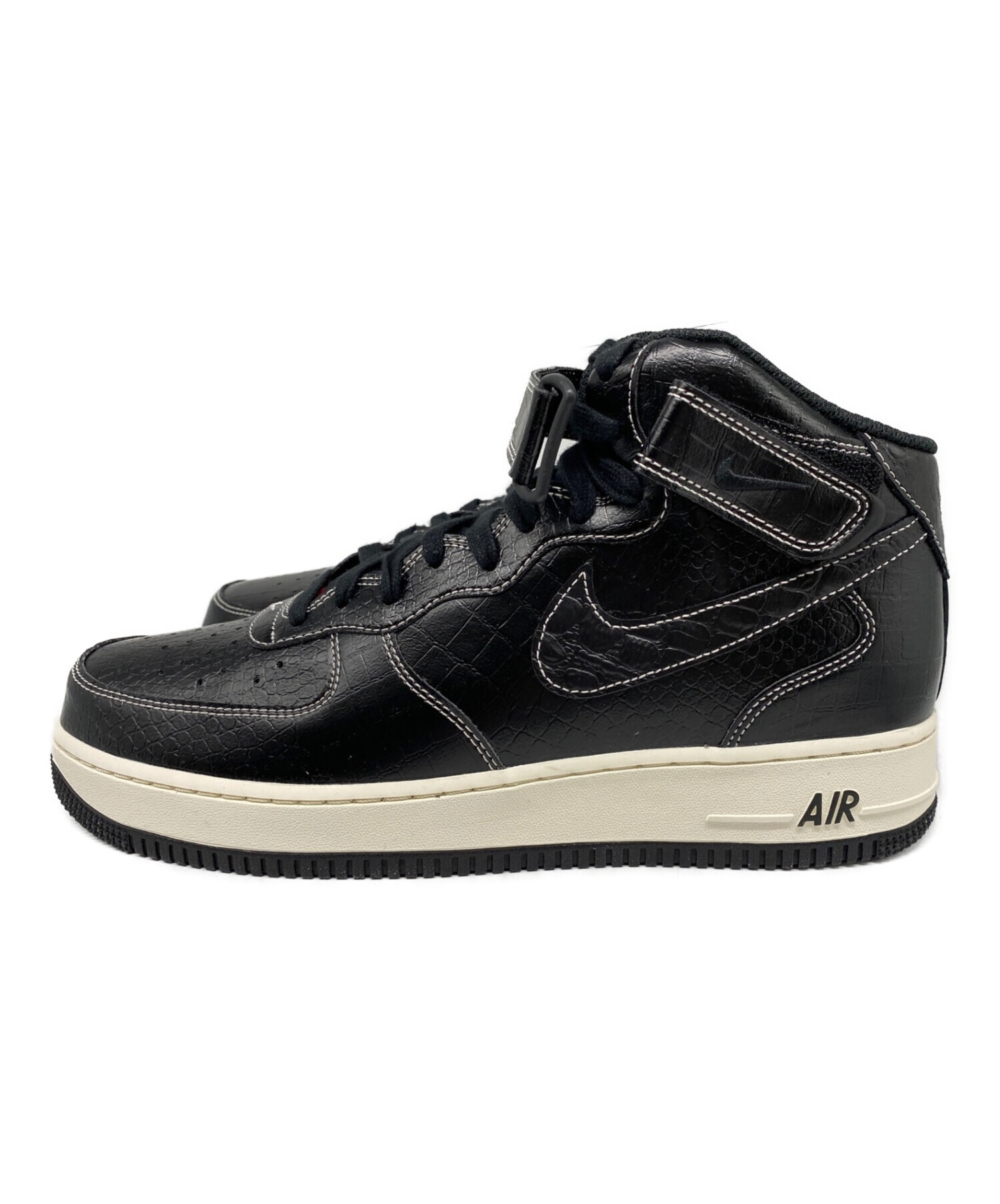 NIKE (ナイキ) AIR FORCE 1 MID 07 LV8 ブラック×ホワイト サイズ:29cm 未使用品