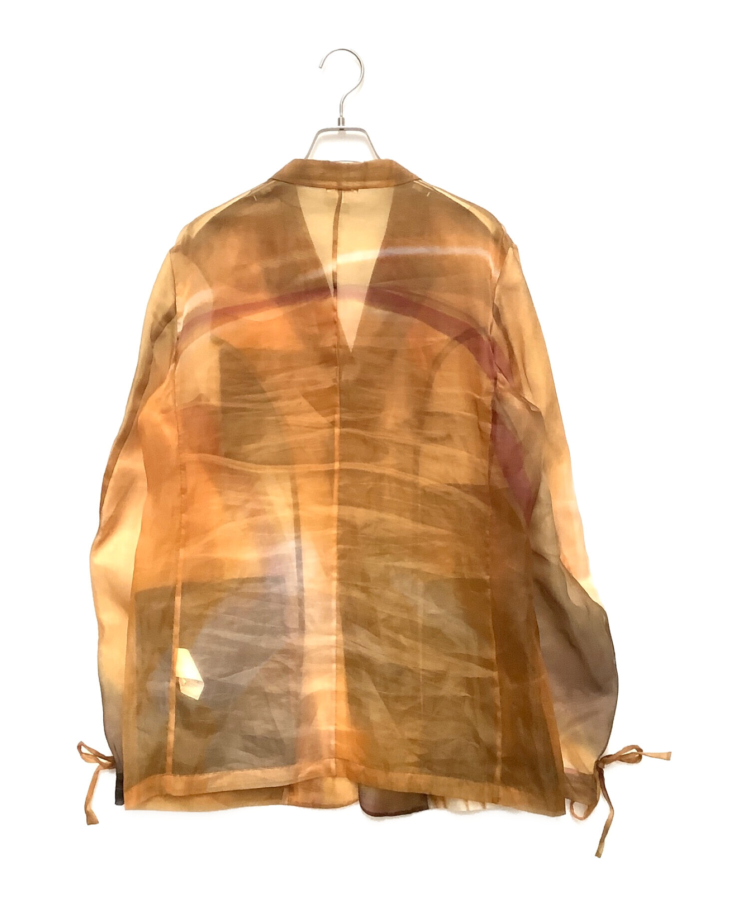 中古・古着通販】masu (エムエーエスユー) GLASS JACKET オレンジ