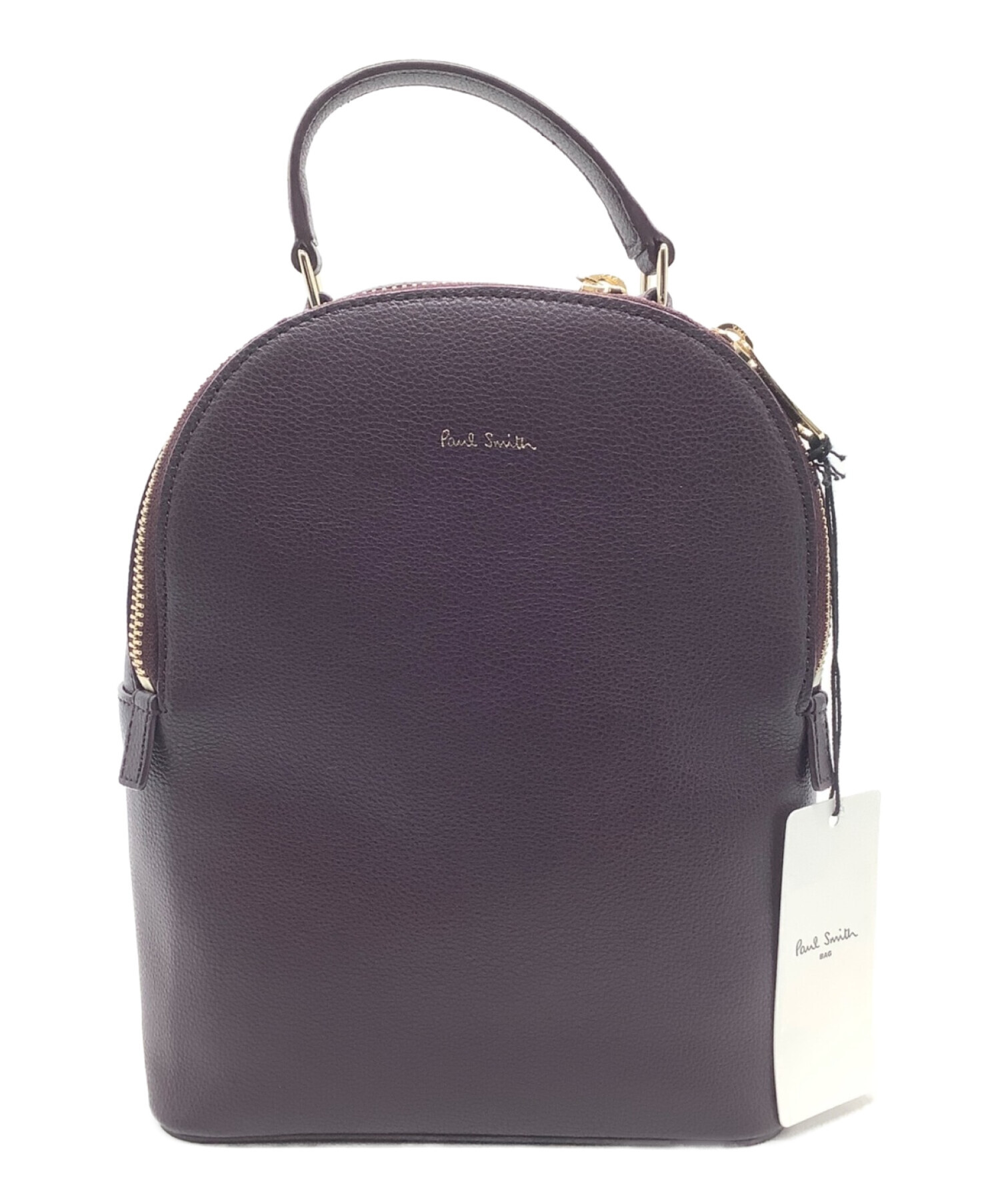 中古・古着通販】PAUL SMITH (ポールスミス) レザーリュック ワインレッド｜ブランド・古着通販 トレファク公式【TREFAC  FASHION】スマホサイト