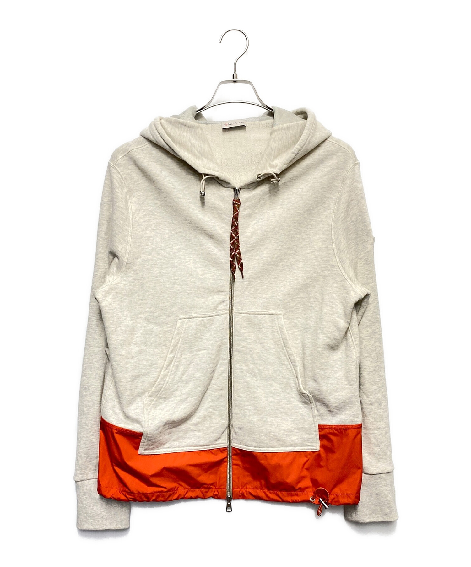 中古・古着通販】MONCLER (モンクレール) MAGLIA CARDIGAN C/CAPPUCCIO オレンジ×グレー  サイズ:M｜ブランド・古着通販 トレファク公式【TREFAC FASHION】スマホサイト