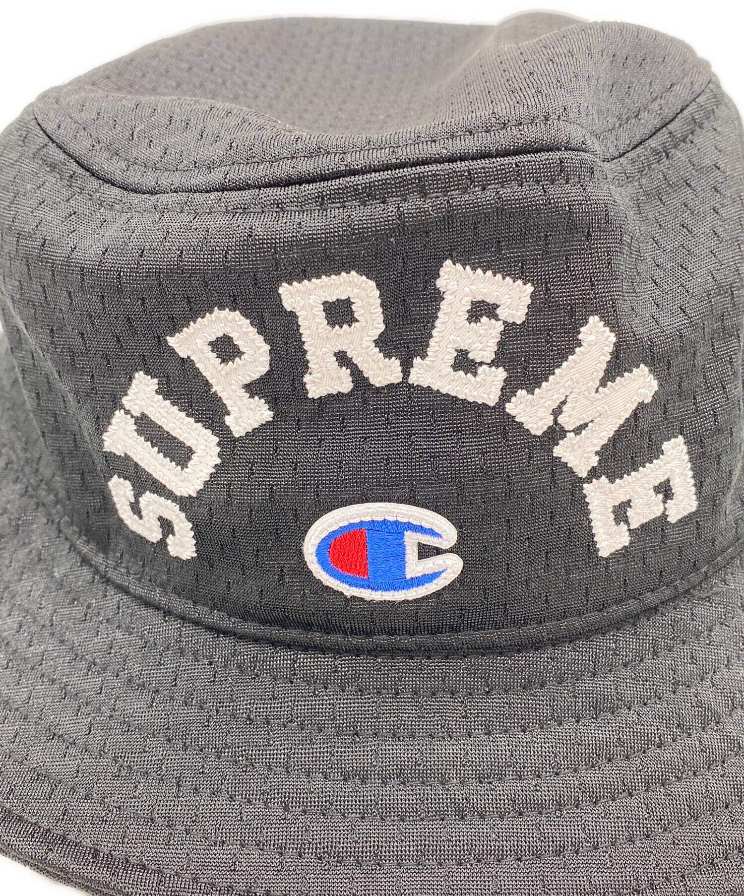 中古・古着通販】Champion (チャンピオン) SUPREME (シュプリーム) メッシュクラッシャー ブラック サイズ:S/M｜ブランド・古着通販  トレファク公式【TREFAC FASHION】スマホサイト