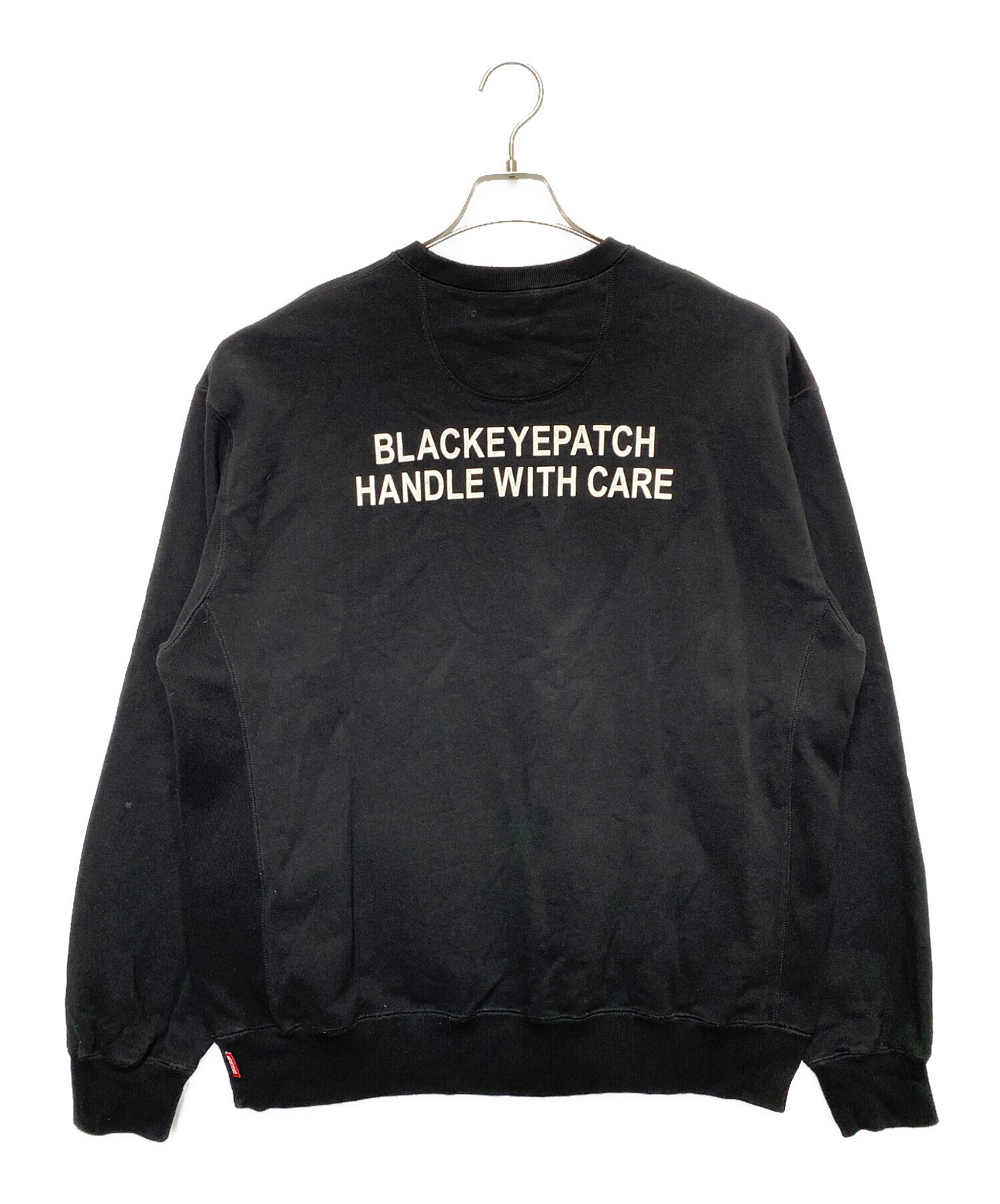 中古・古着通販】BlackEyePatch (ブラックアイパッチ) 取扱注意 スウェット ブラック サイズ:L｜ブランド・古着通販  トレファク公式【TREFAC FASHION】スマホサイト