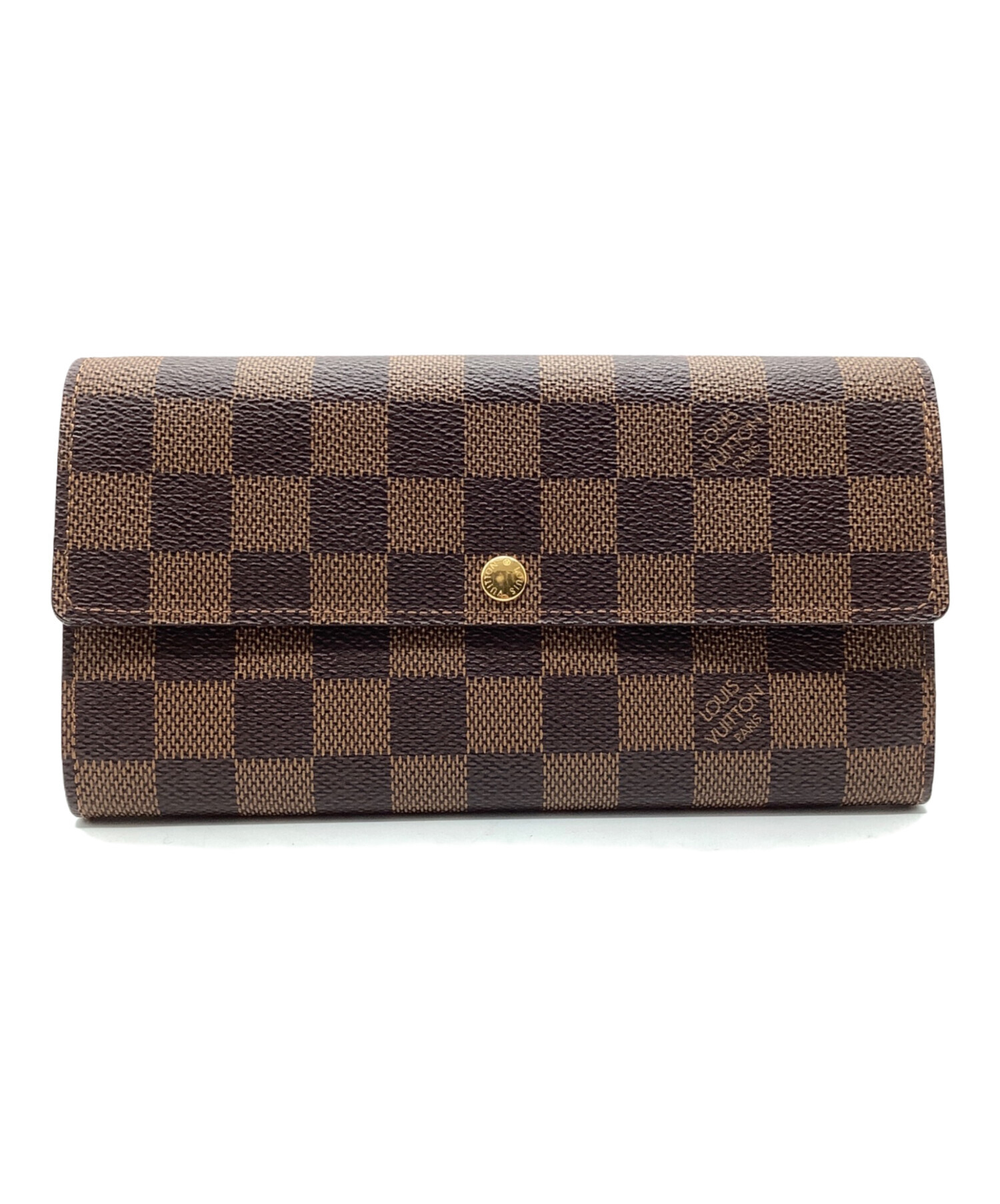 中古・古着通販】LOUIS VUITTON (ルイ ヴィトン) ダミエ ポルトフォイユ・サラ ブラウン｜ブランド・古着通販  トレファク公式【TREFAC FASHION】スマホサイト