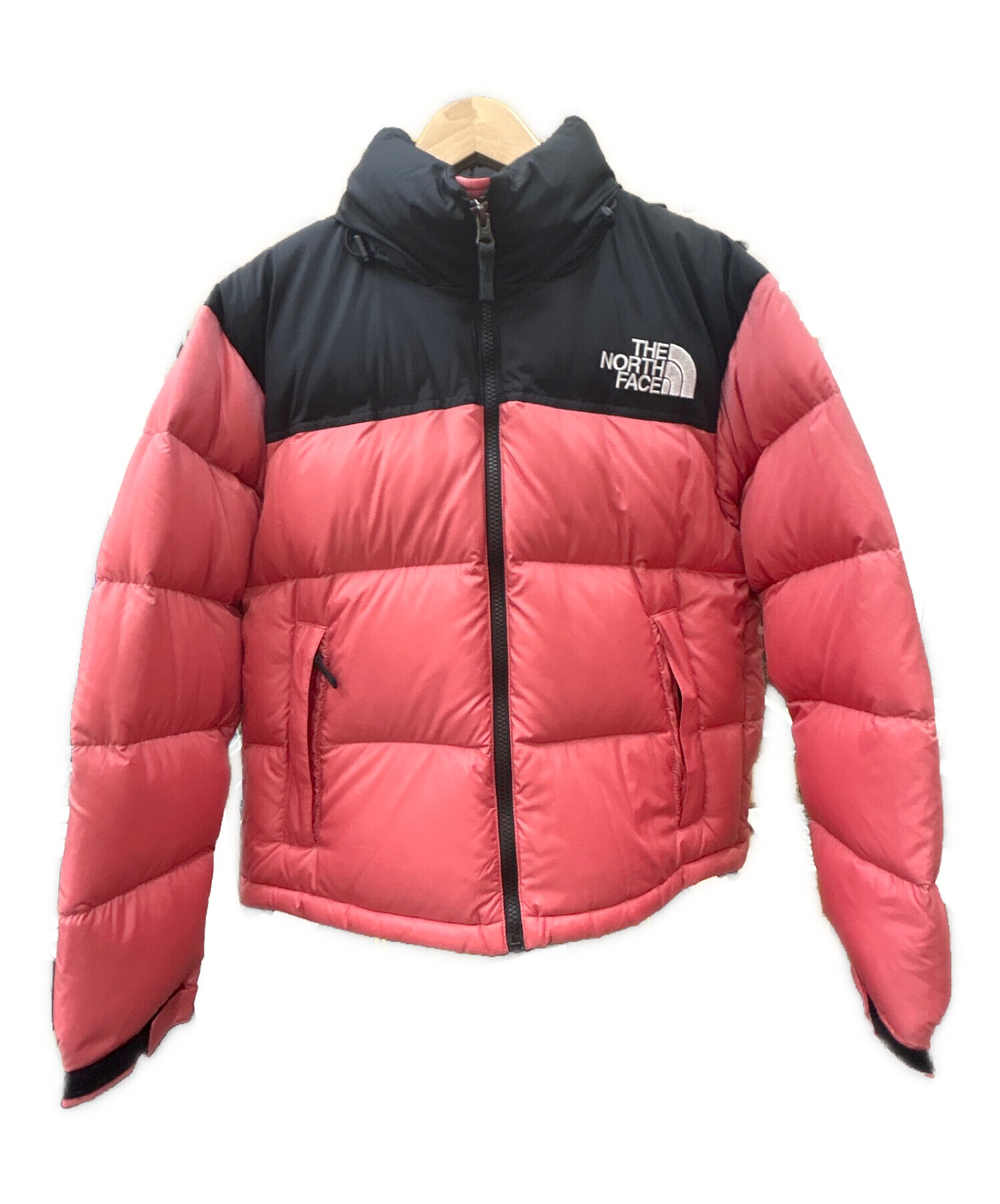 THE NORTH FACE (ザ ノース フェイス) ショートヌプシジャケット ピンク×ブラック サイズ:Ｍ 未使用品