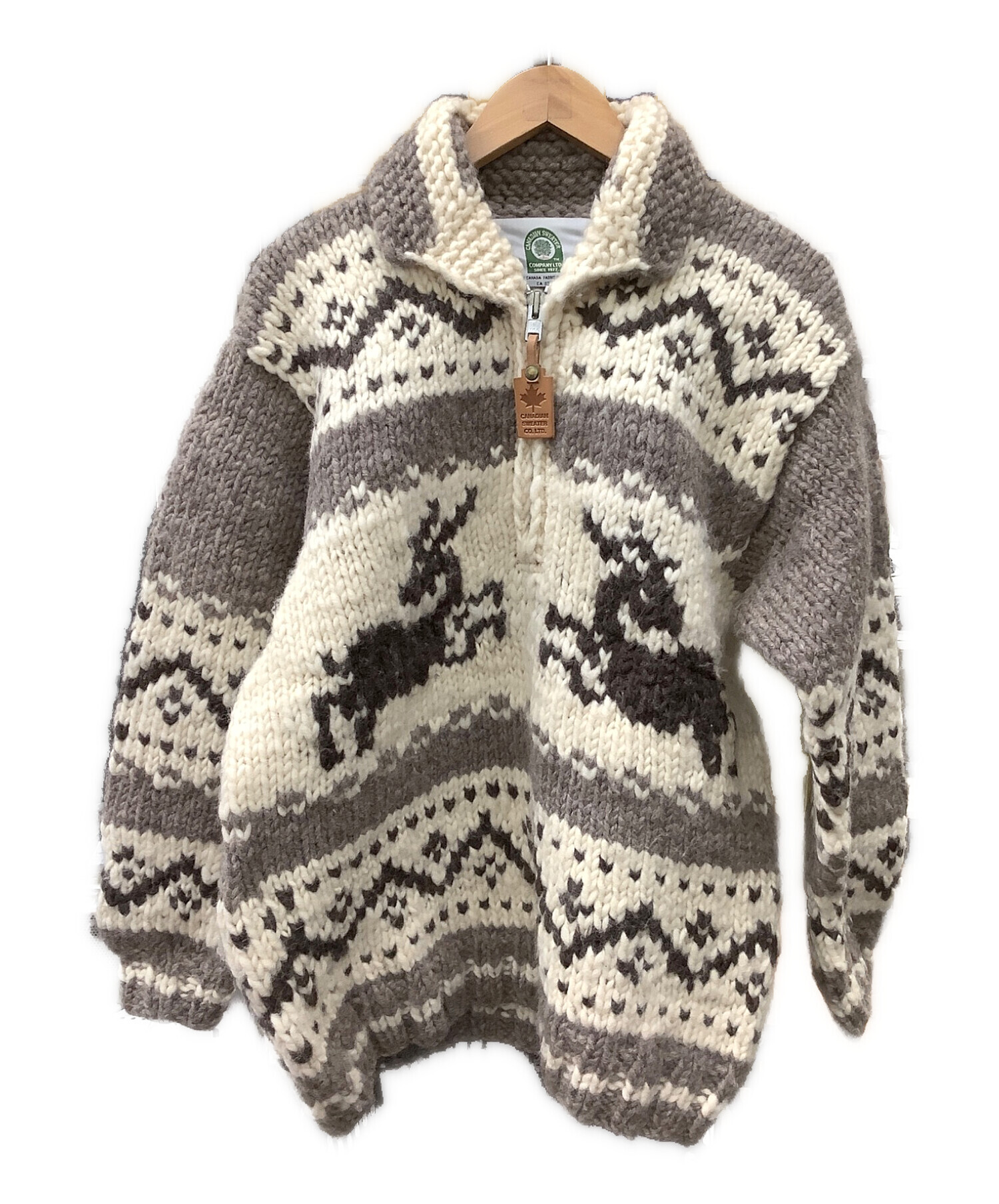 ニット/セーターカウチンセーター ウール ニット Canadian Sweater