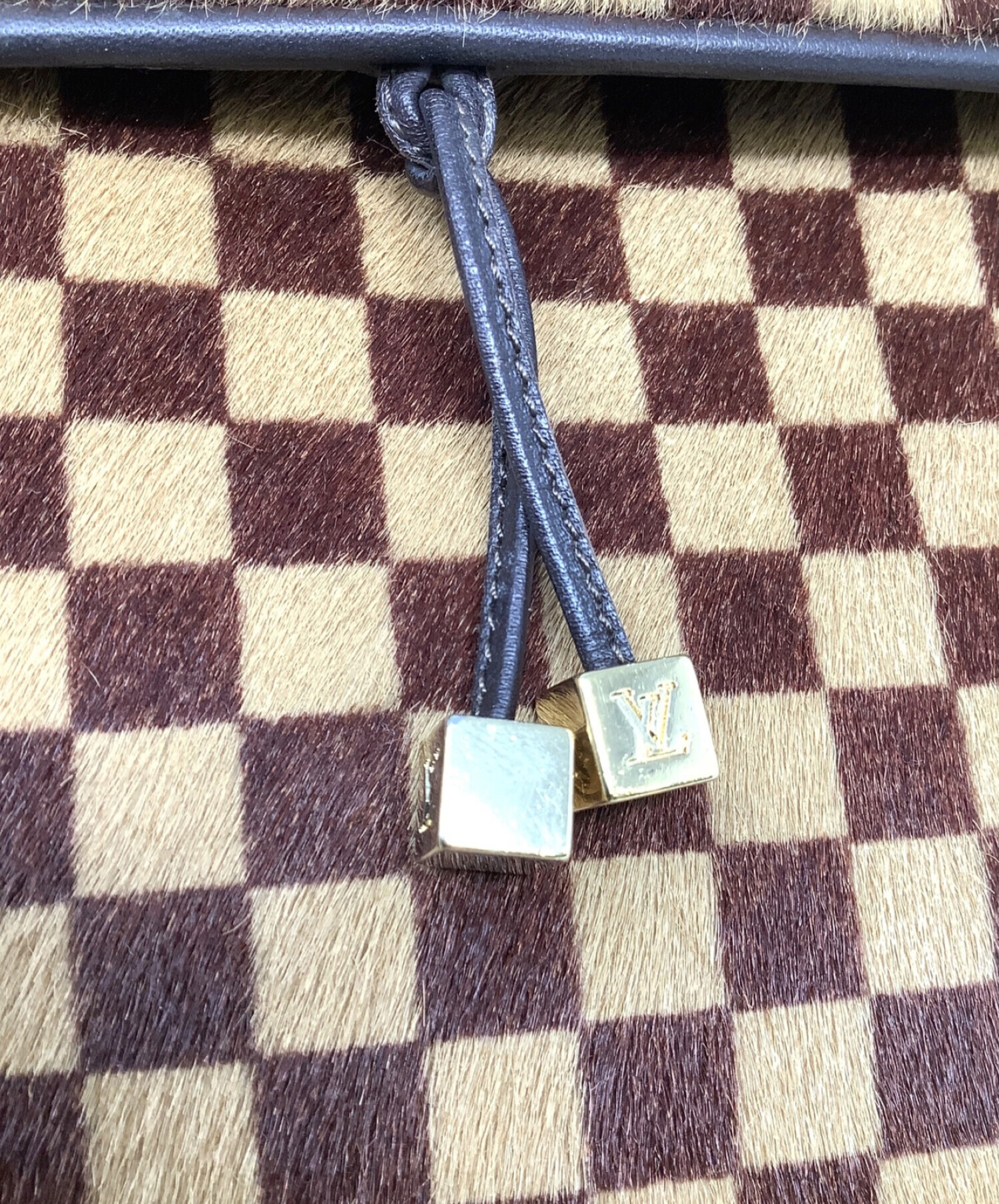 中古・古着通販】LOUIS VUITTON (ルイ ヴィトン) ハラコハンドバッグ LOUIS VUITTON（ルイヴィトン） ダミエ・ソバージュ  ライオン M92131 ベージュ｜ブランド・古着通販 トレファク公式【TREFAC FASHION】スマホサイト