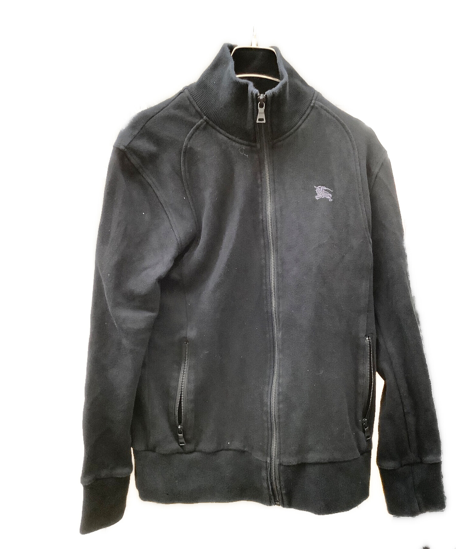 BURBERRY BLACK LABEL (バーバリーブラックレーベル) ニットジャケット ブラック サイズ:Ｍ