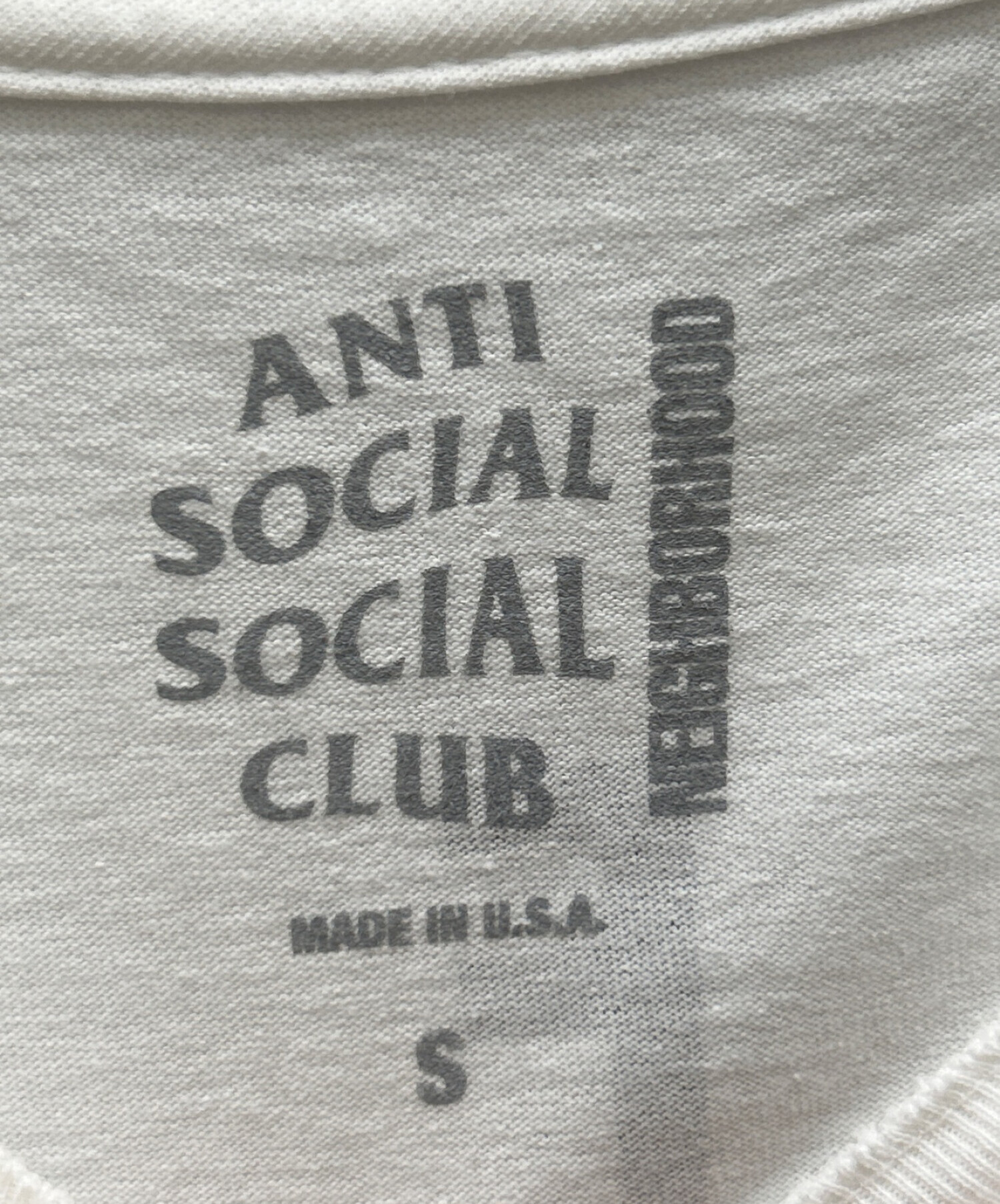 新品 アンチソーシャルソーシャルクラブ アメリカ製 Tシャツ サイズS 