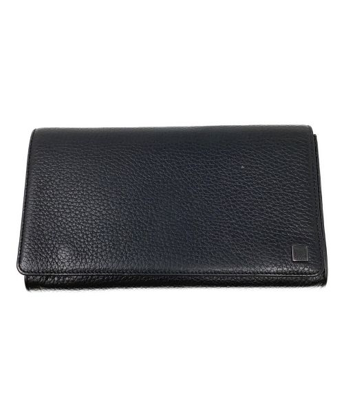 中古・古着通販】dunhill (ダンヒル) 二つ折り長財布 ブラック