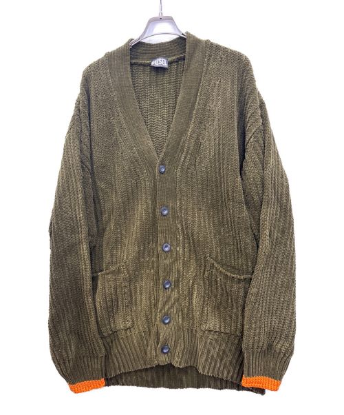 中古・古着通販】DIESEL (ディーゼル) ニットカーディガン グリーン