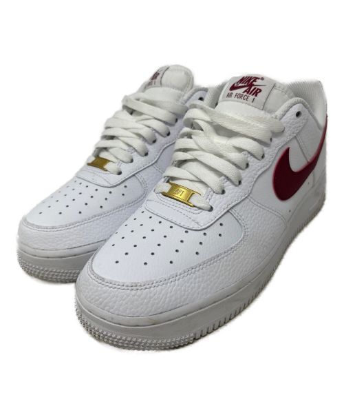 中古・古着通販】NIKE (ナイキ) エア フォース 1 '07 ホワイト×レッド