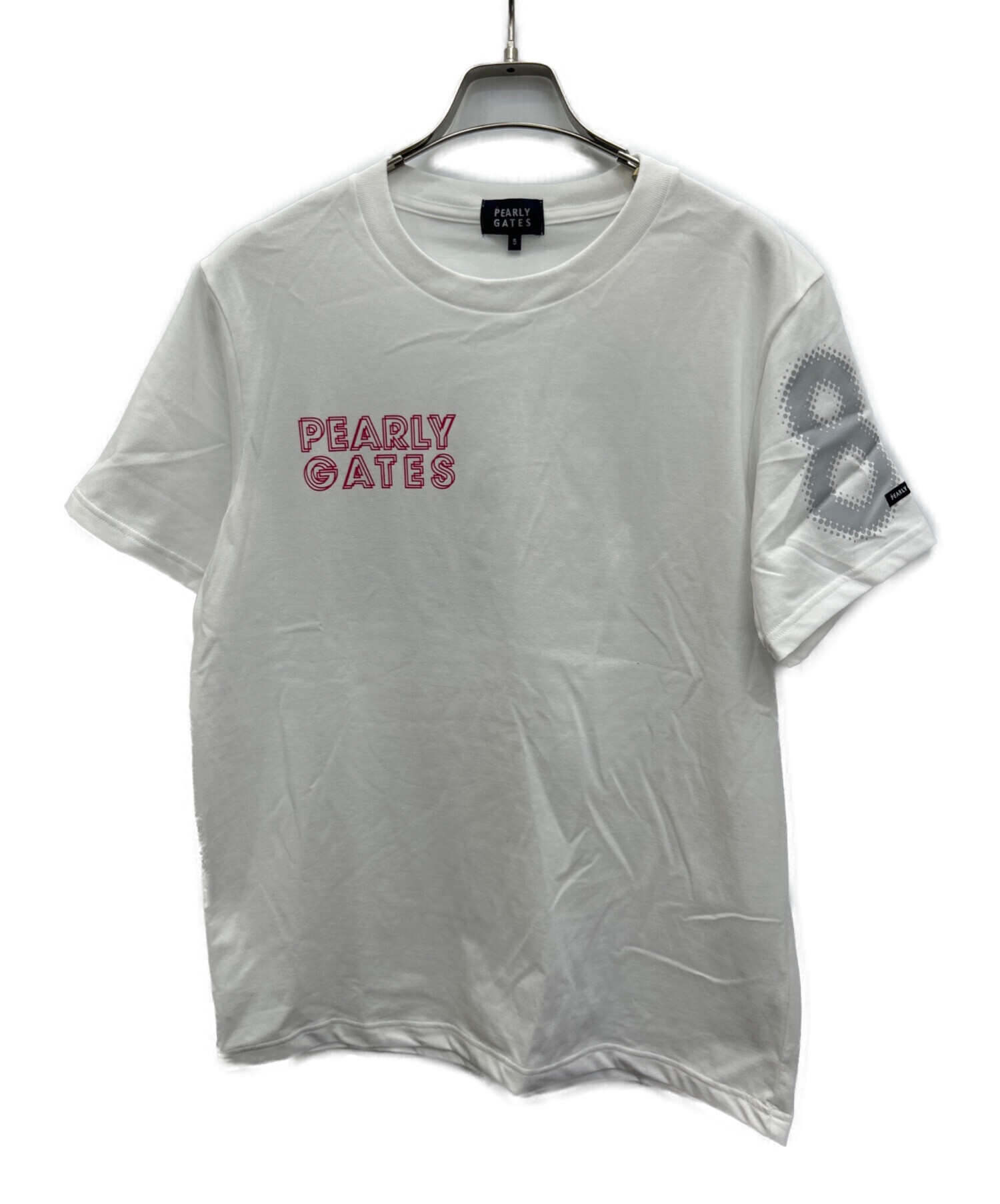 パーリーゲイツ PEARLY GATES Tシャツ サイズ5コットン100