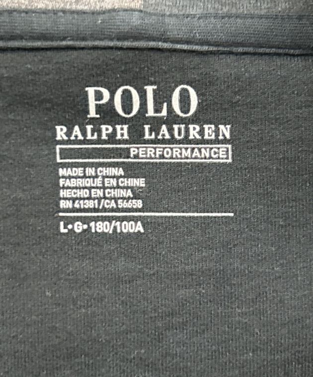 POLO RALPH LAUREN (ポロ・ラルフローレン) 迷彩ジップパーカー ブラック サイズ:Ｌ