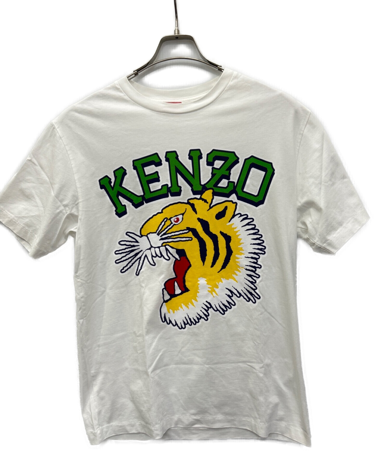 KENZO (ケンゾー) フロントタイガープリントTシャツ ホワイト サイズ:ｓ