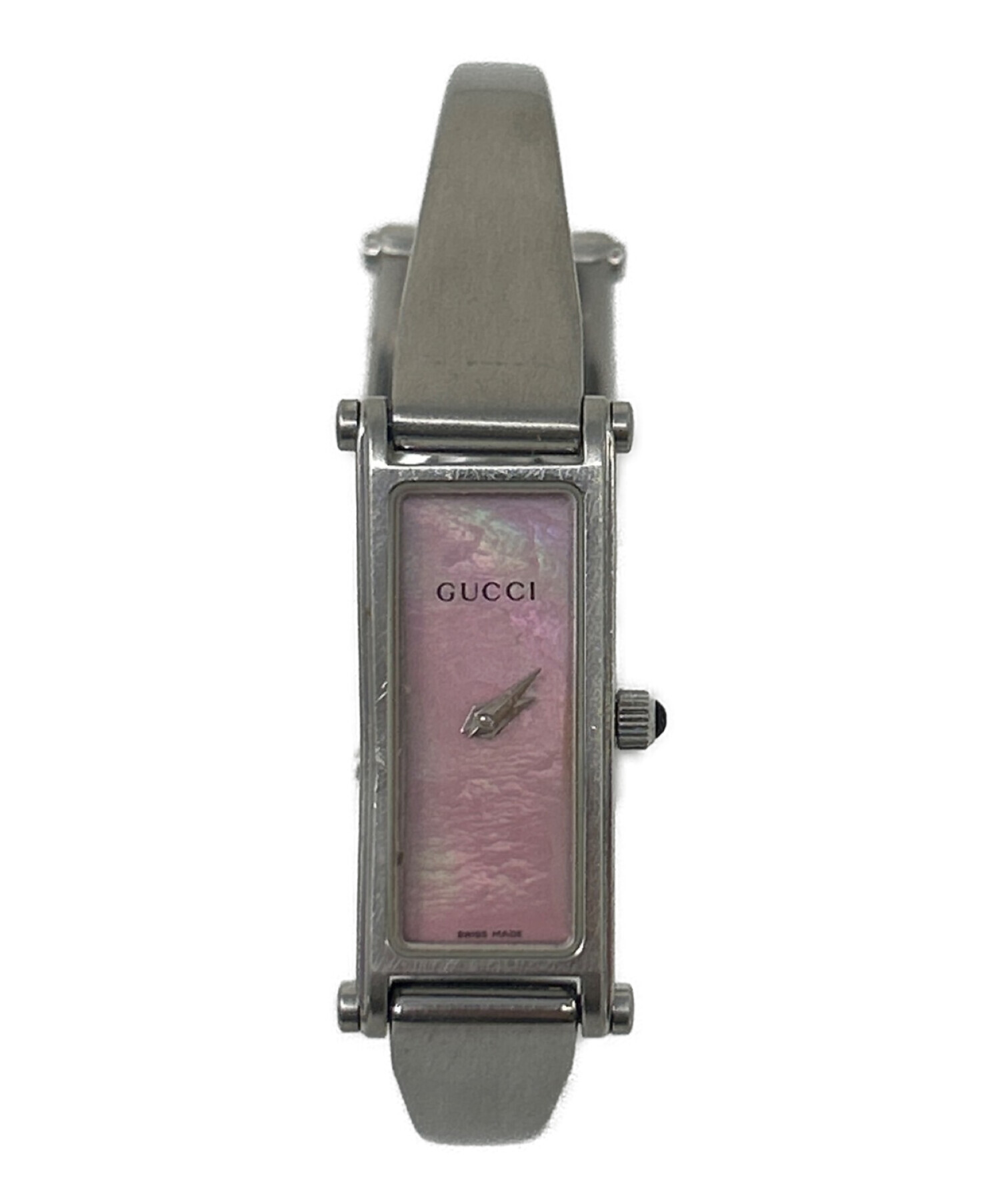 中古・古着通販】GUCCI (グッチ) 腕時計 ピンクシェル｜ブランド・古着