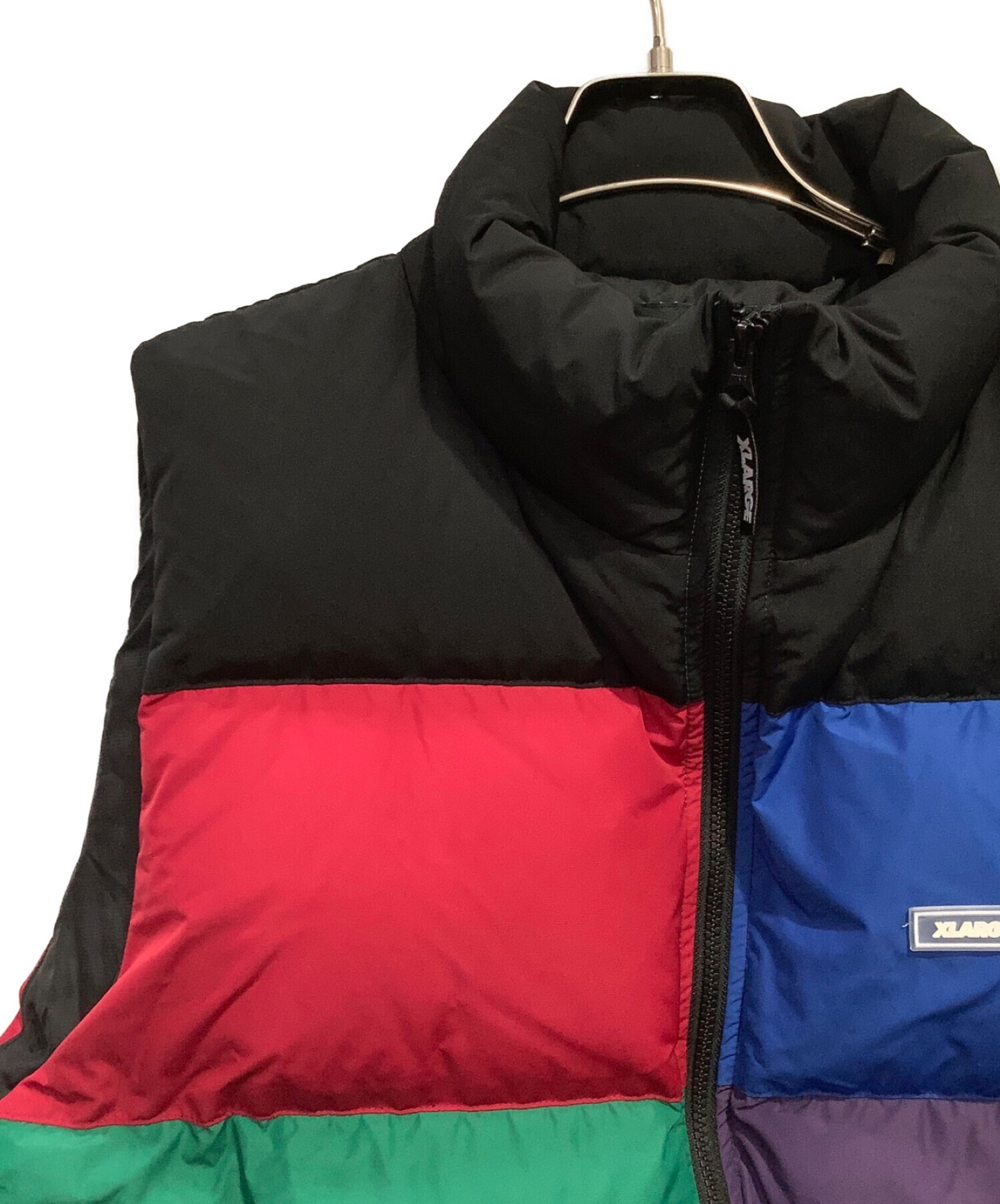 X-LARGE (エクストララージ) DOWN VEST XLARGE トリコロールカラー サイズ:Ｌ