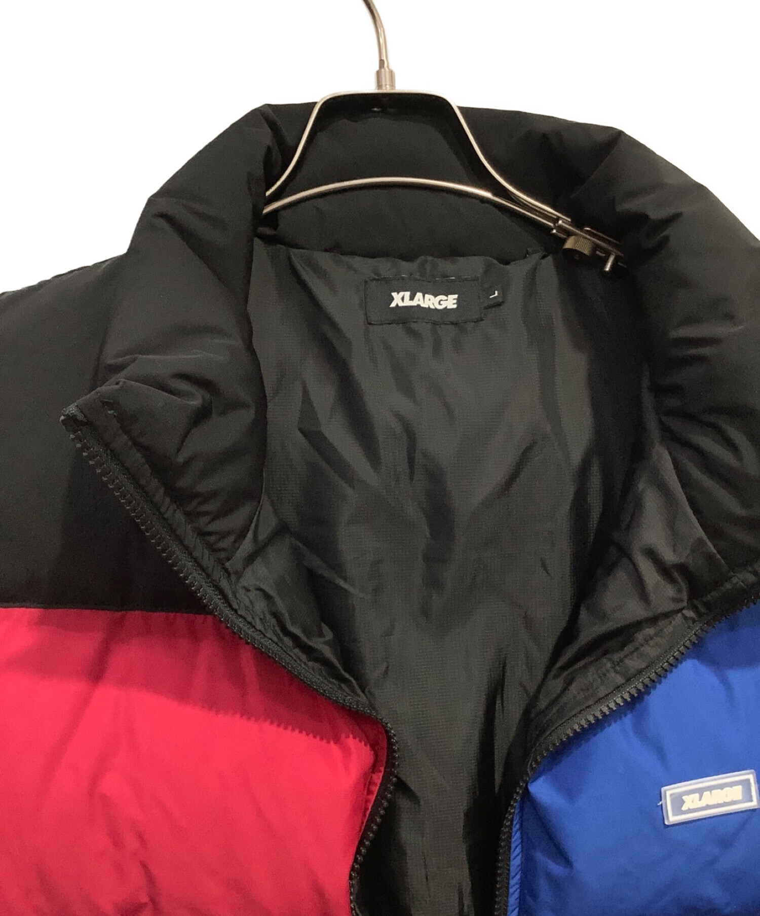 X-LARGE (エクストララージ) DOWN VEST XLARGE トリコロールカラー サイズ:Ｌ