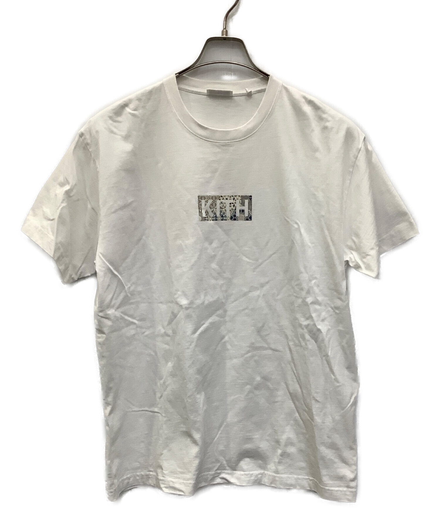 KITH (キス) ボックスプリントTシャツ ホワイト サイズ:L
