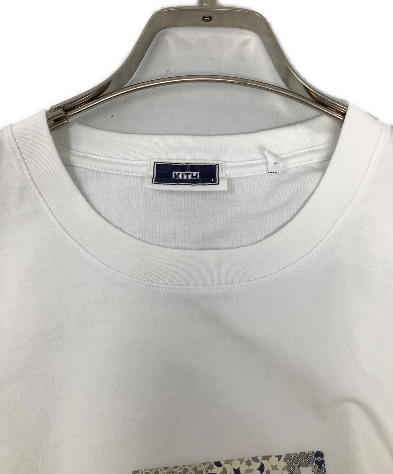 KITH (キス) ボックスプリントTシャツ ホワイト サイズ:L