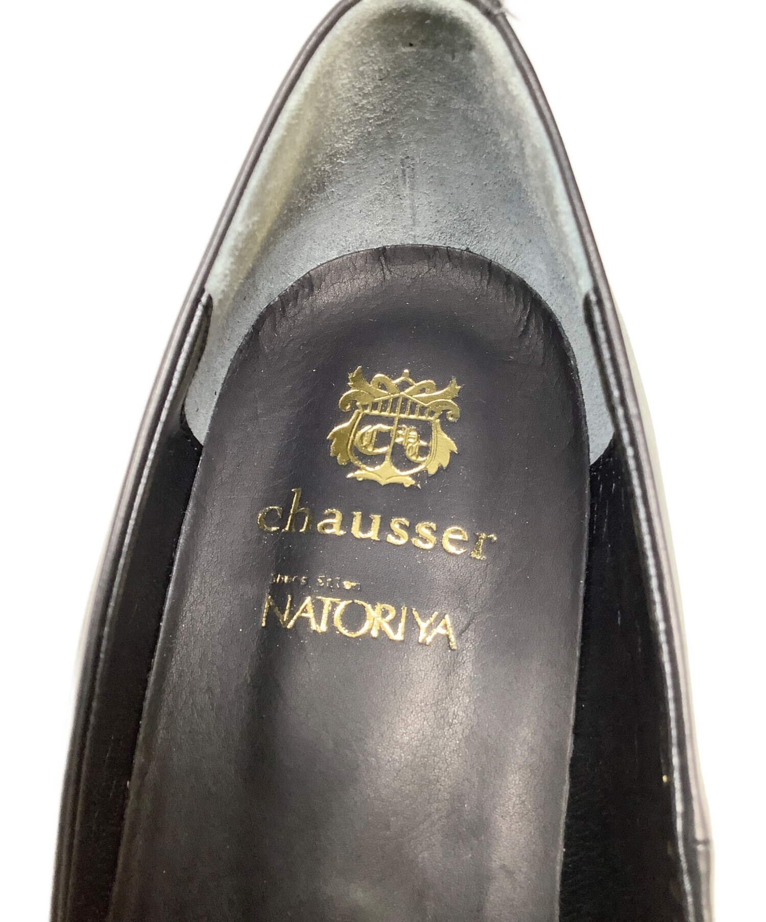 中古・古着通販】chausser (ショセ) プレーンパンプス ブラック サイズ