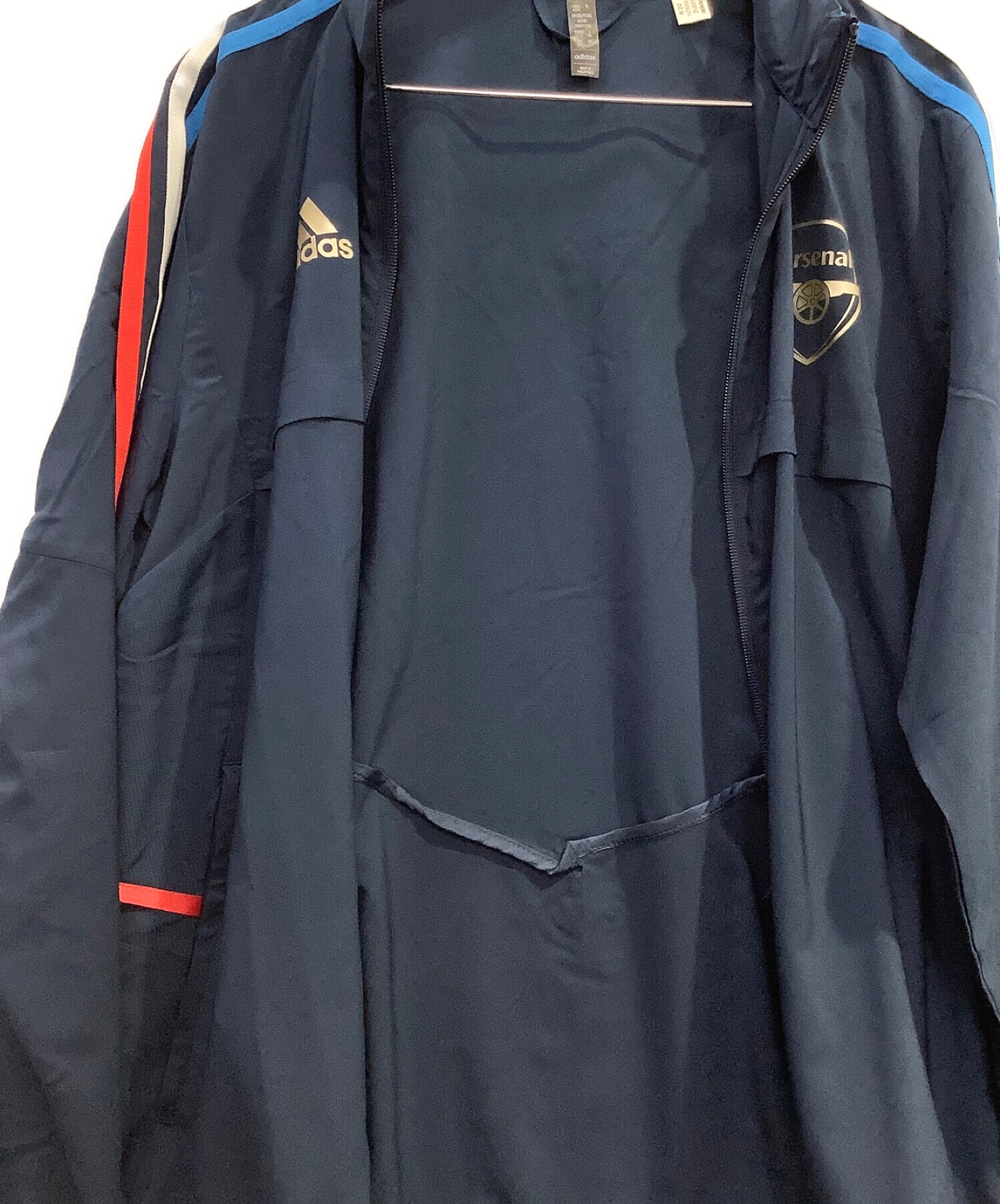 中古・古着通販】adidas (アディダス) セットアップジャージ ネイビー