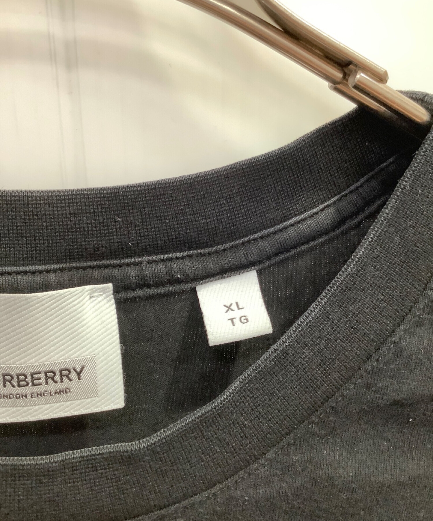 中古・古着通販】BURBERRY (バーバリー) ロゴプリント クルーネック