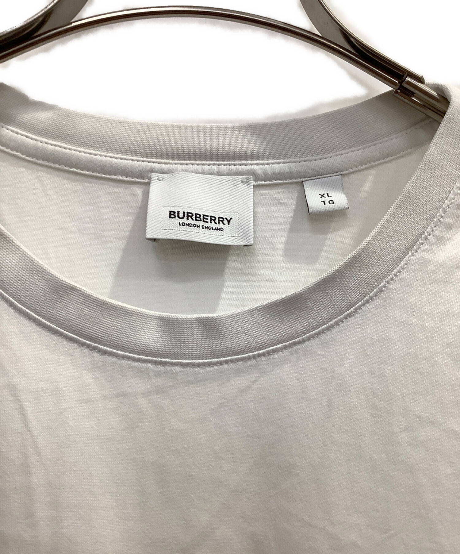 中古・古着通販】BURBERRY (バーバリー) ロゴプリント クルーネック