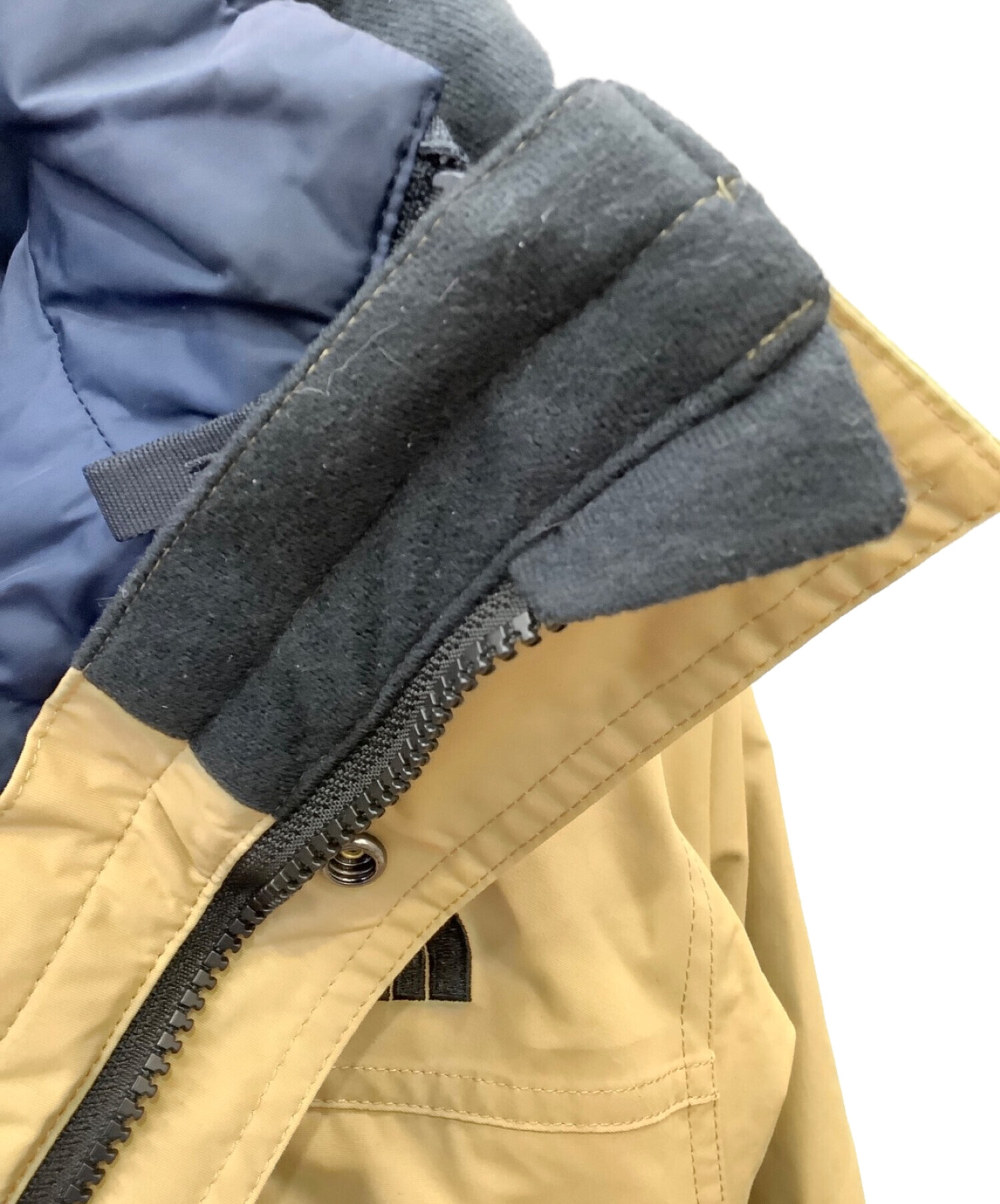 THE NORTH FACE (ザ ノース フェイス) マカル トリクライメート ジャケット ベージュ×ネイビー サイズ:L