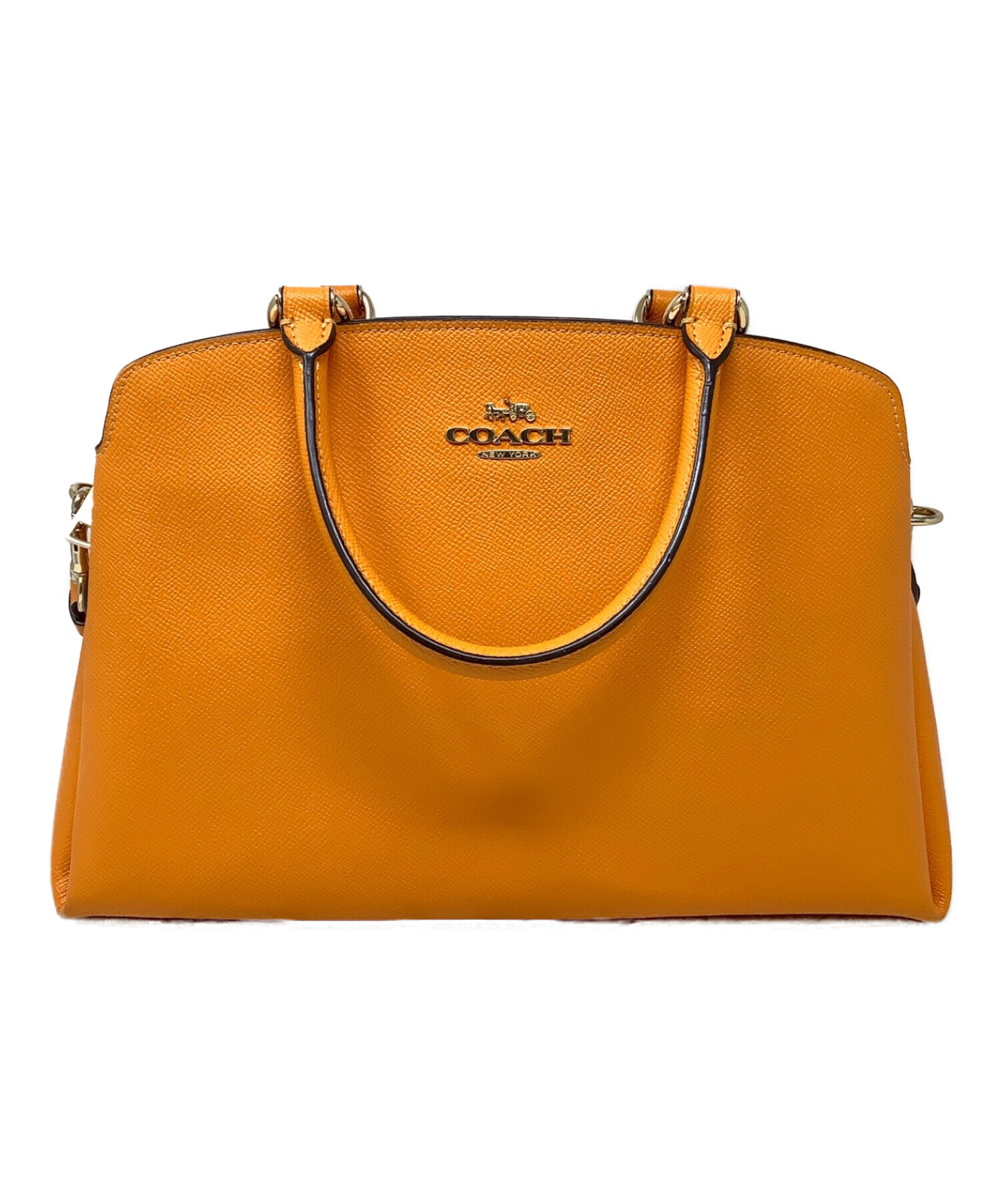 中古・古着通販】COACH (コーチ) 2WAYショルダーバッグ オレンジ