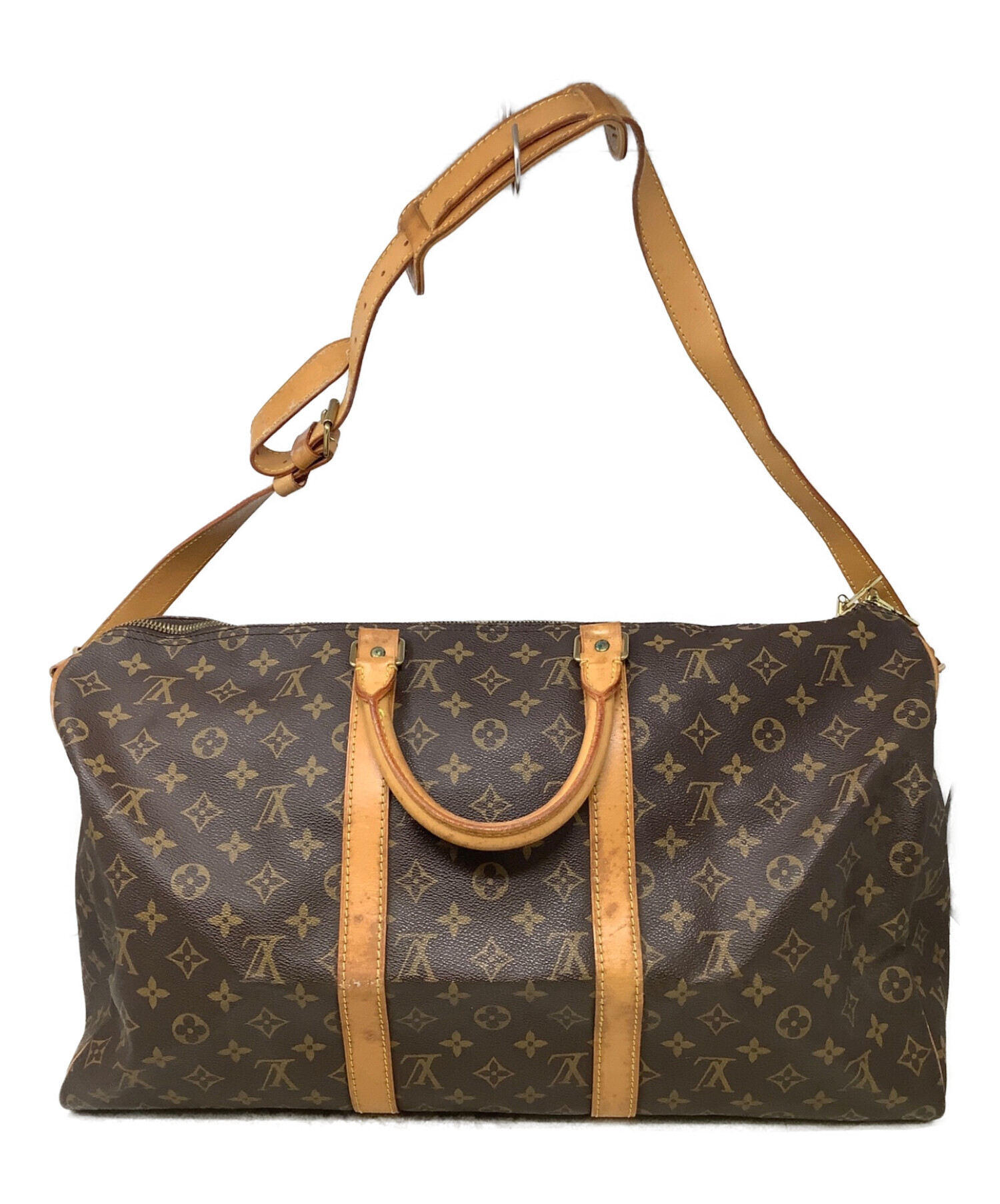 LOUIS VUITTON (ルイ ヴィトン) ボストンバッグ　LOUIS VUITTON（ルイヴィトン）　M41416　  キーポル・バンドリエール50　モノグラム