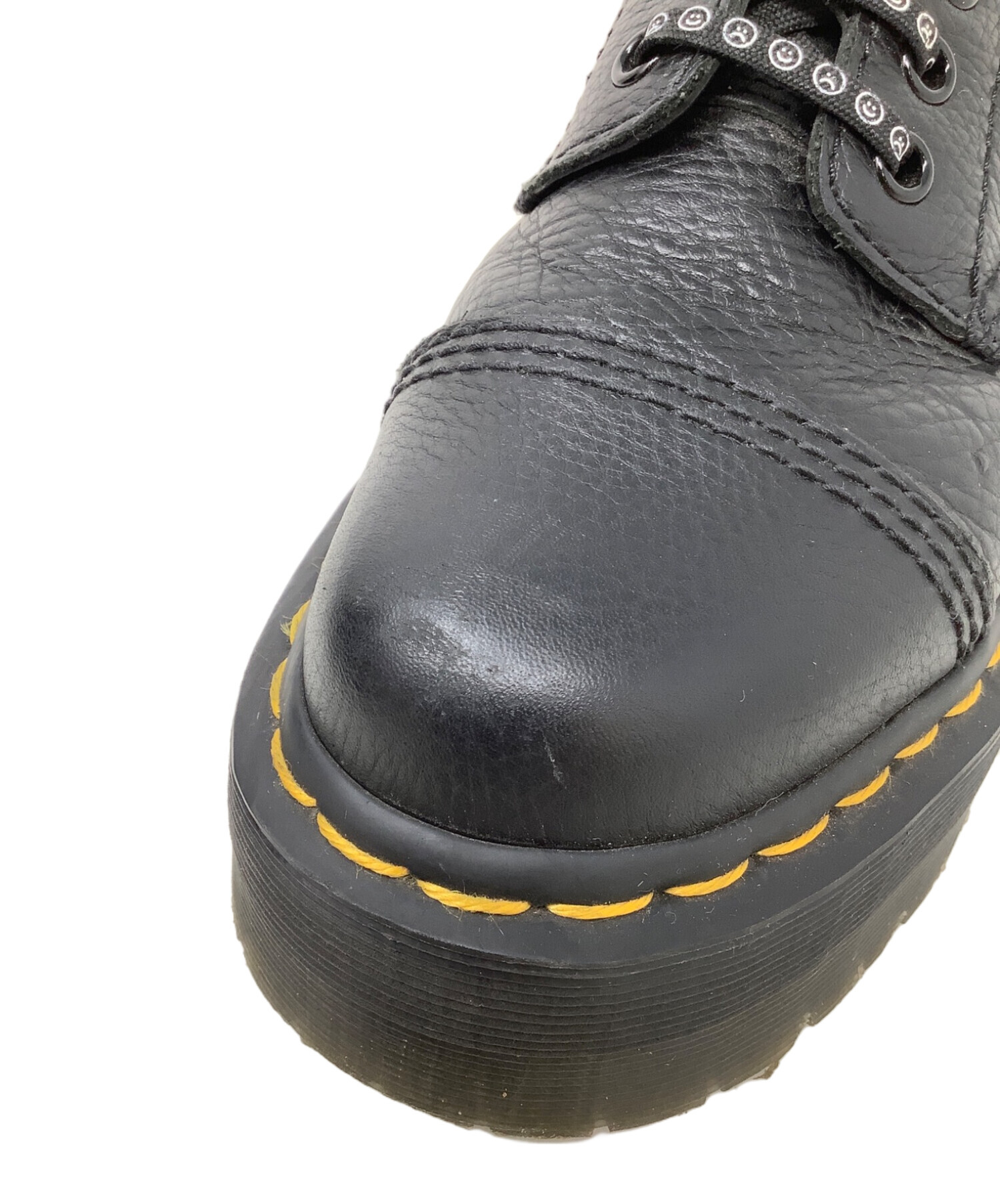 Dr.Martens×Lazy Oaf (ドクターマーチン) 8ホールブーツ ブラック サイズ:UK4